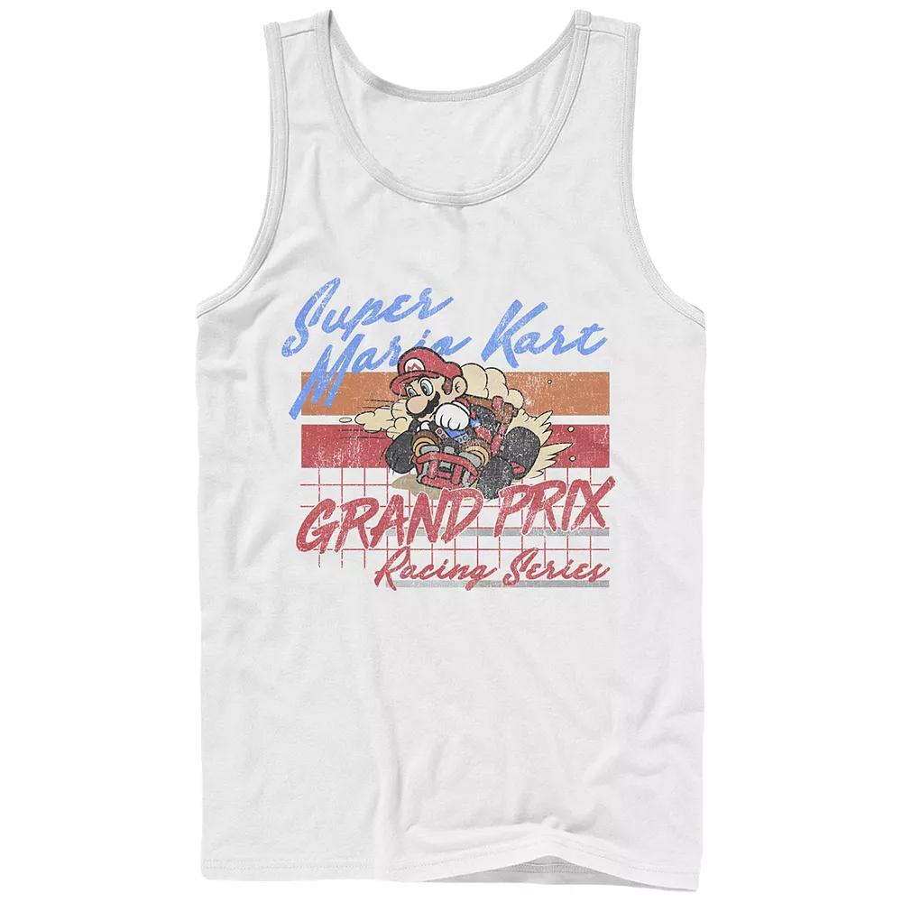 Men's Nintendo Super Mario Kart Grand Prix Tank Top,  Product Image