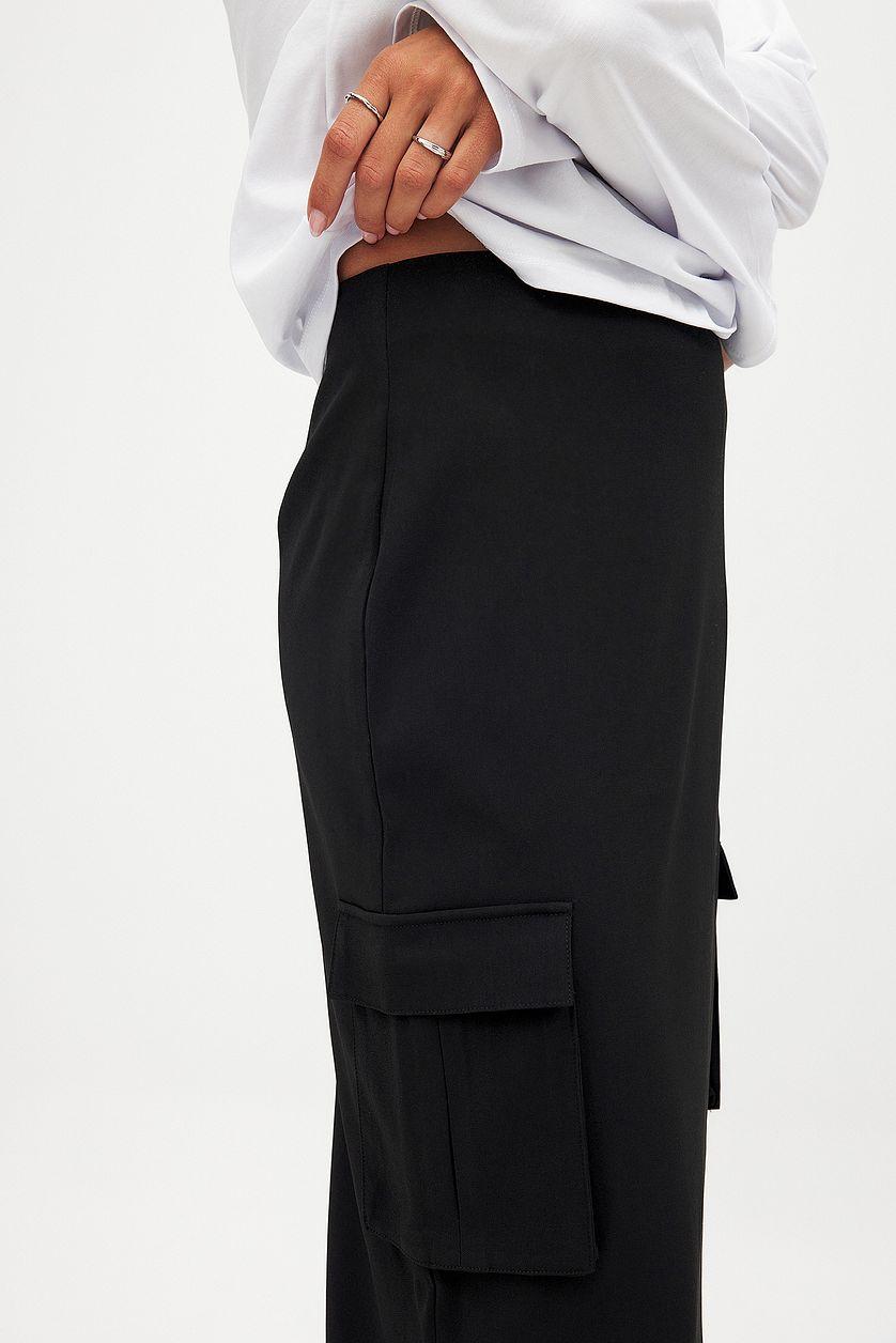Cargo Pocket Midi Skirt Product Image