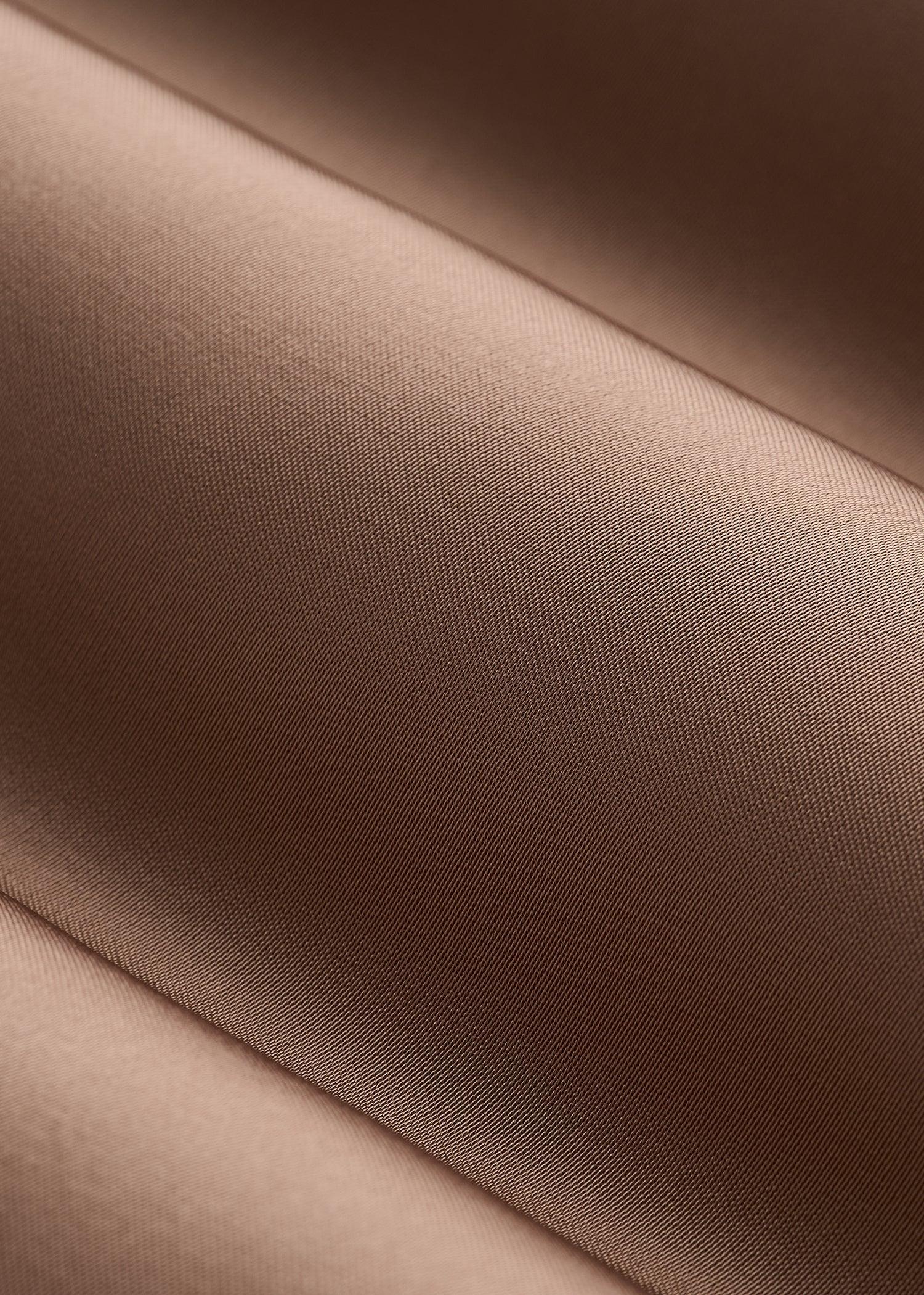 Relaxed Button-Up Blouse for Tall Women in Latte Female Product Image