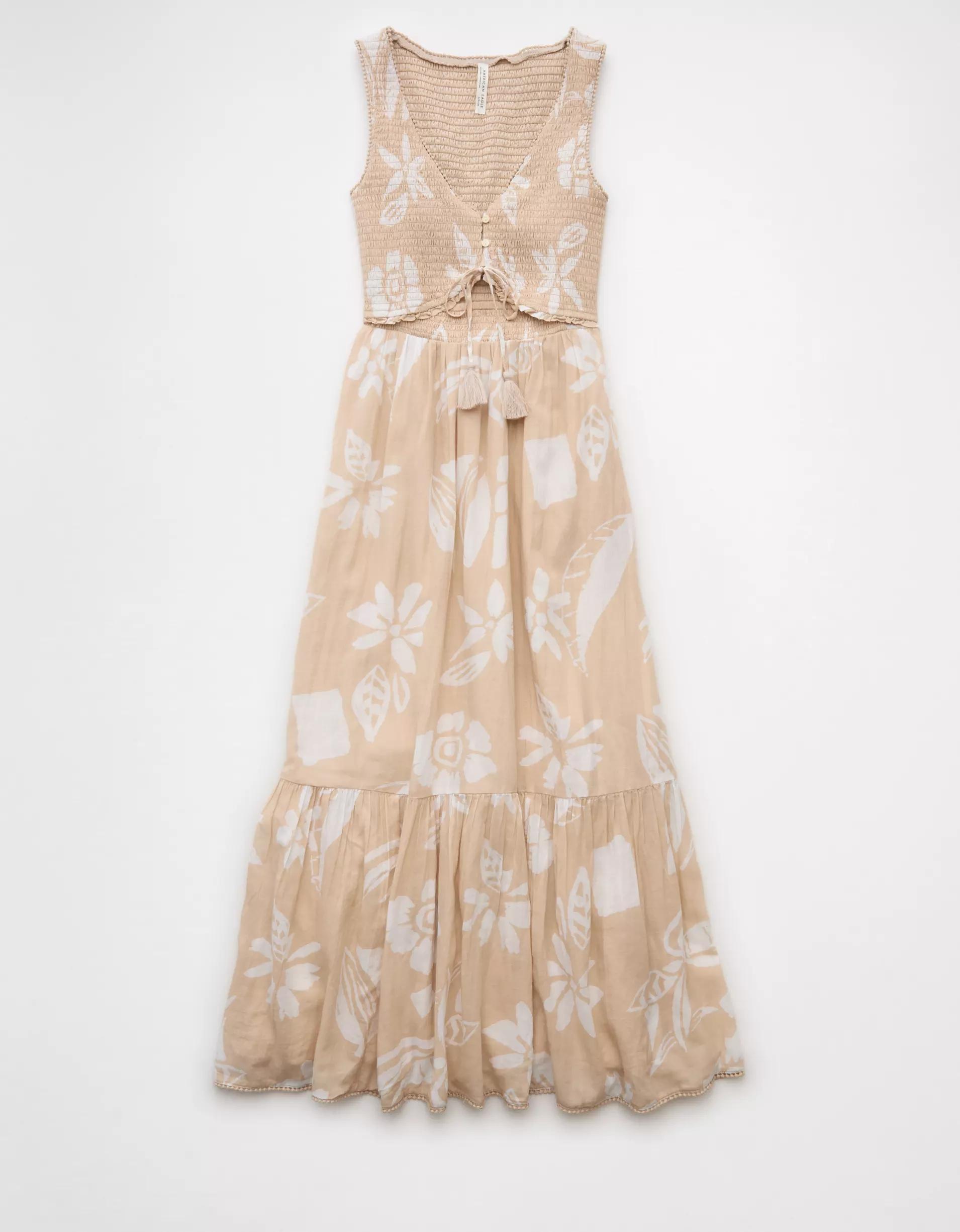 AE V-Neck Cut-Out Maxi Dress Product Image