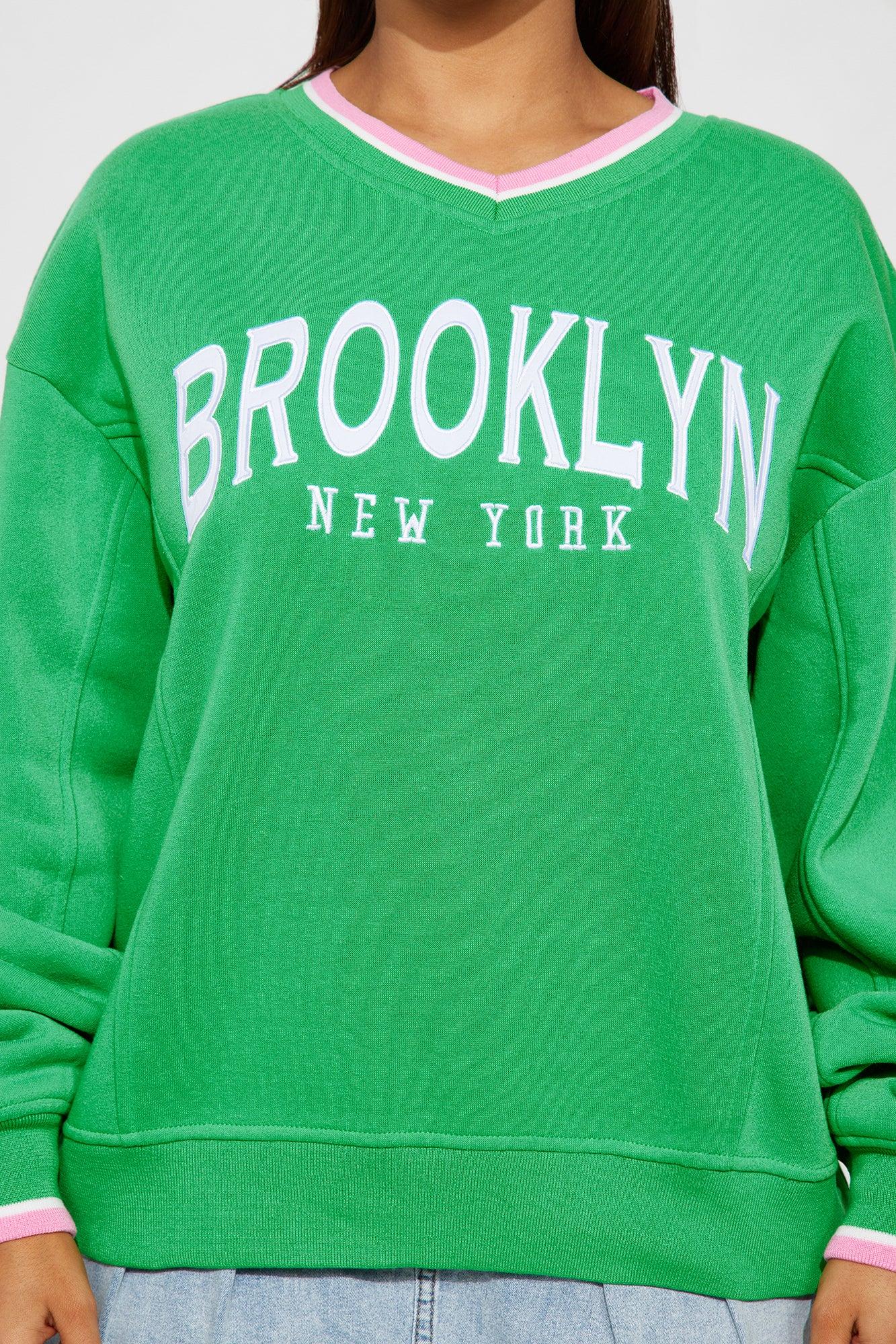 Brooklyn Athletic Sweatshirt - Kelly Green Product Image