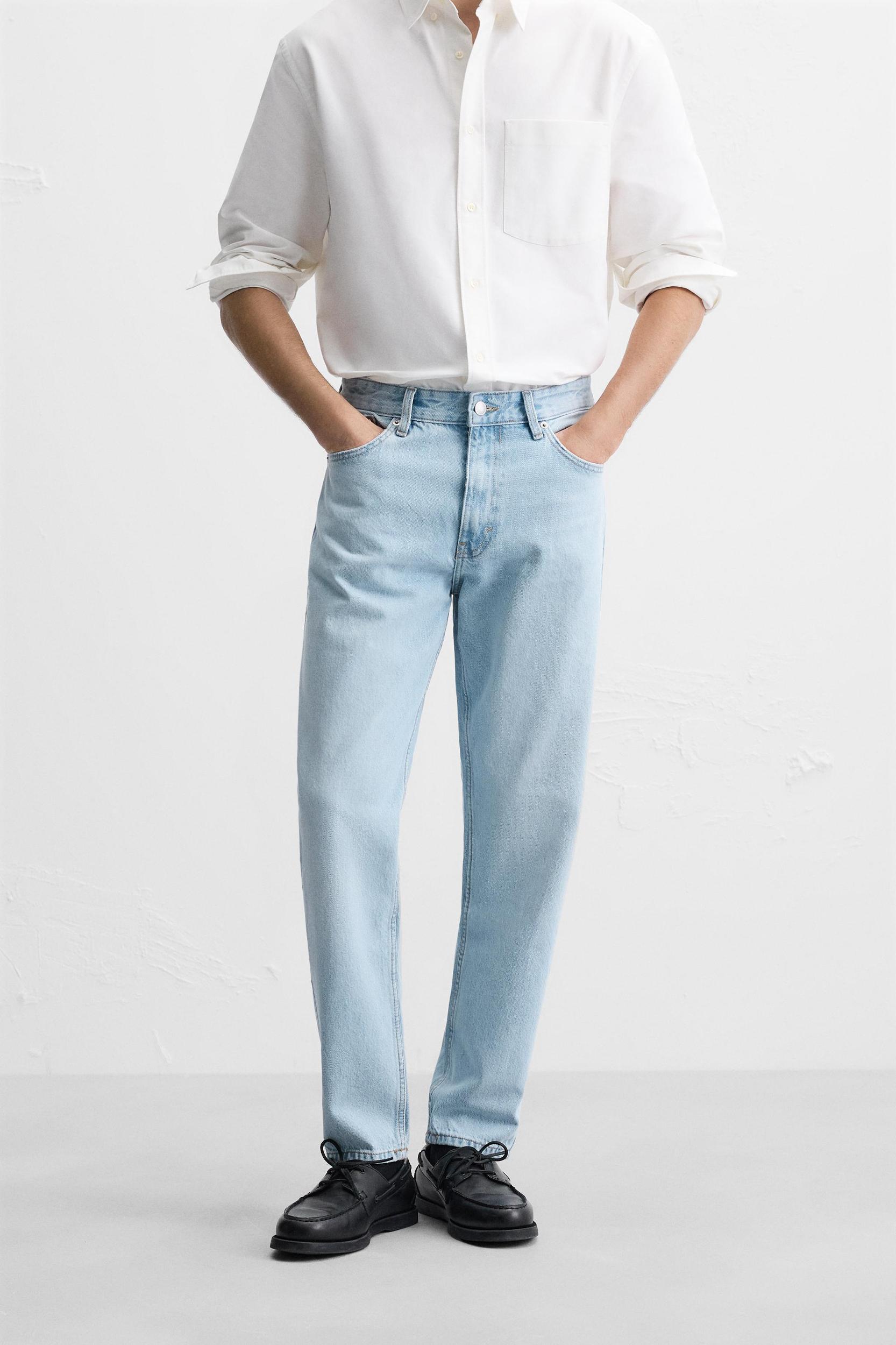 SLIM TAPERED FIT JEANS Product Image