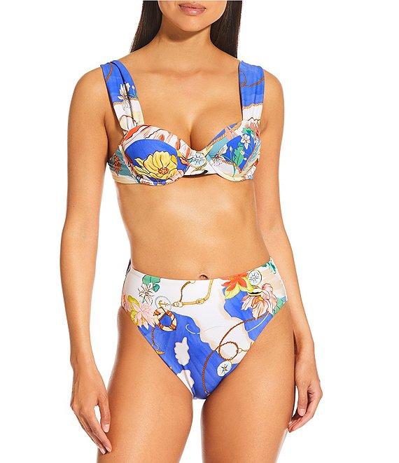 Antonio Melani Map High Waisted Swim Bottom Product Image