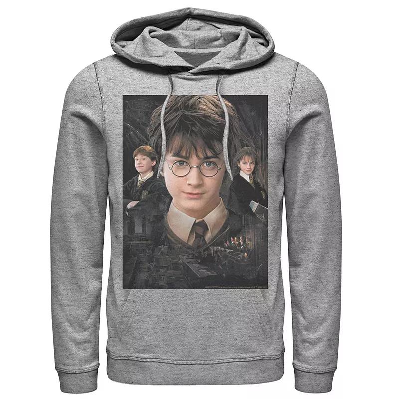 Men's Harry Potter Chamber Of Secrets Harry Ron Hermione Poster Graphic Pullover Hoodie,  Product Image