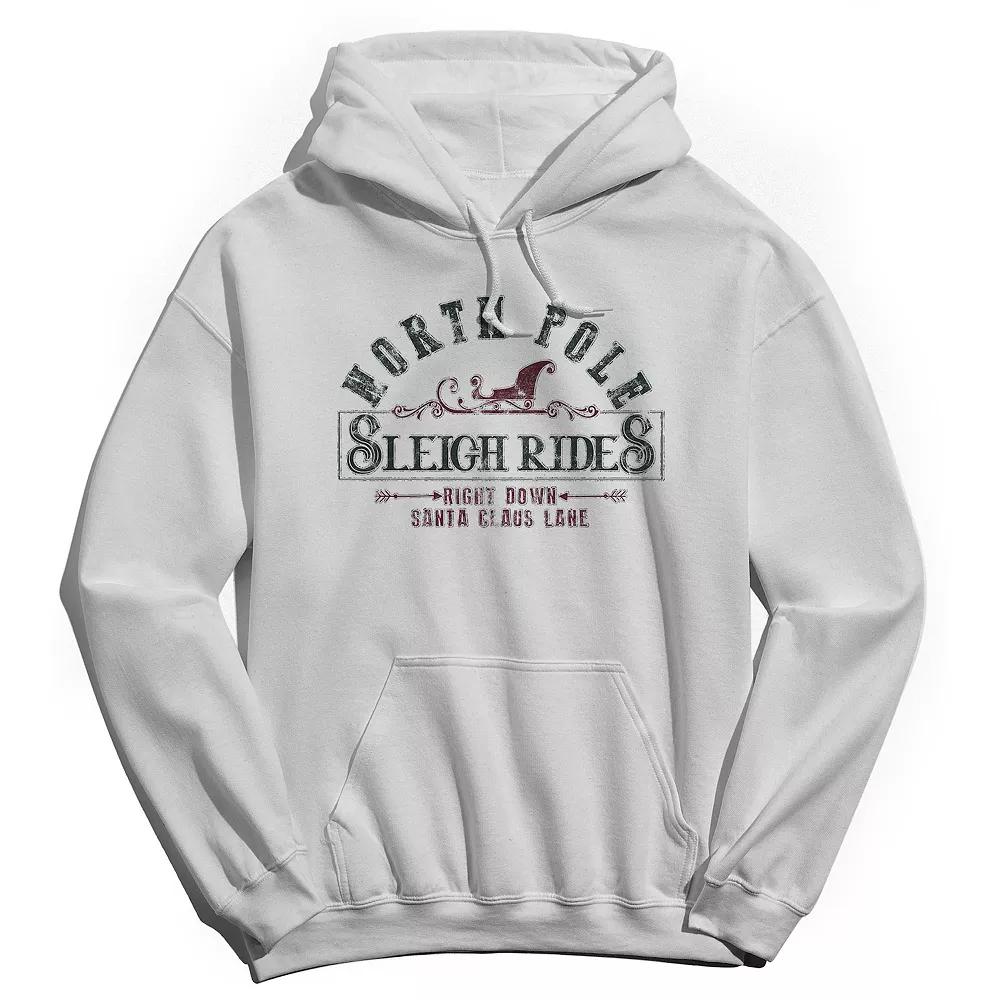 Men's North Pole Sleigh Hoodie, Adult Unisex,  Product Image
