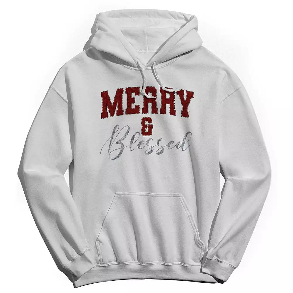 Men's Merry & Blessed Hoodie, Adult Unisex,  Product Image