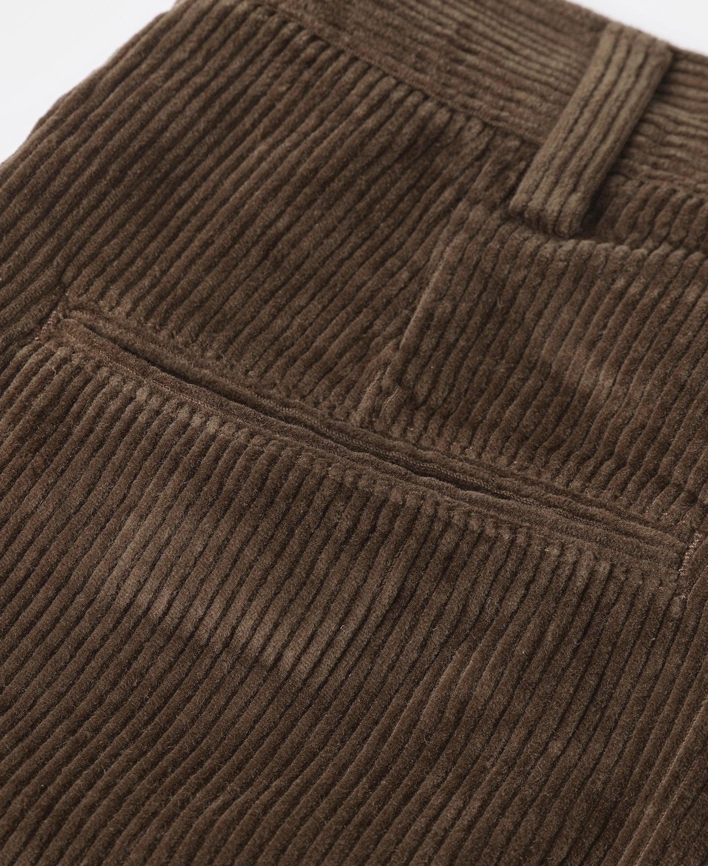 12.5 oz 8 Wale Corduroy Trousers - Brown Product Image