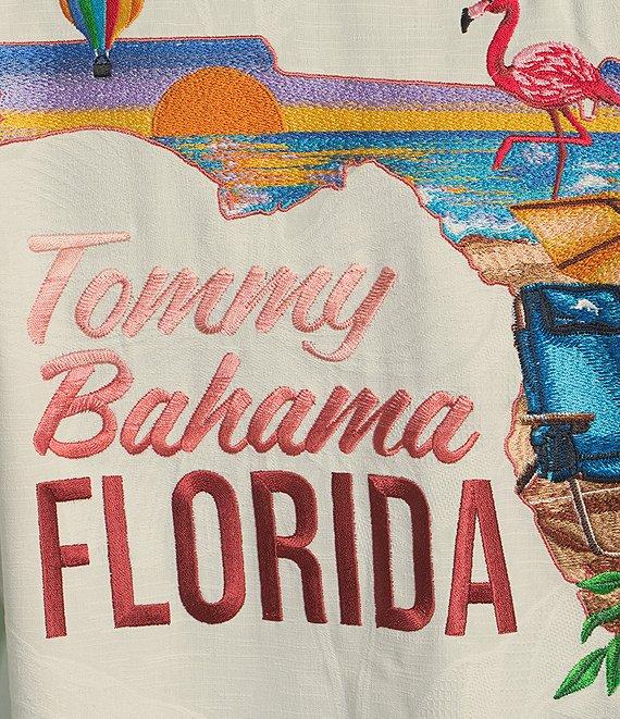 Tommy Bahama Embroidered Silk Florida Paradise Shirt Product Image