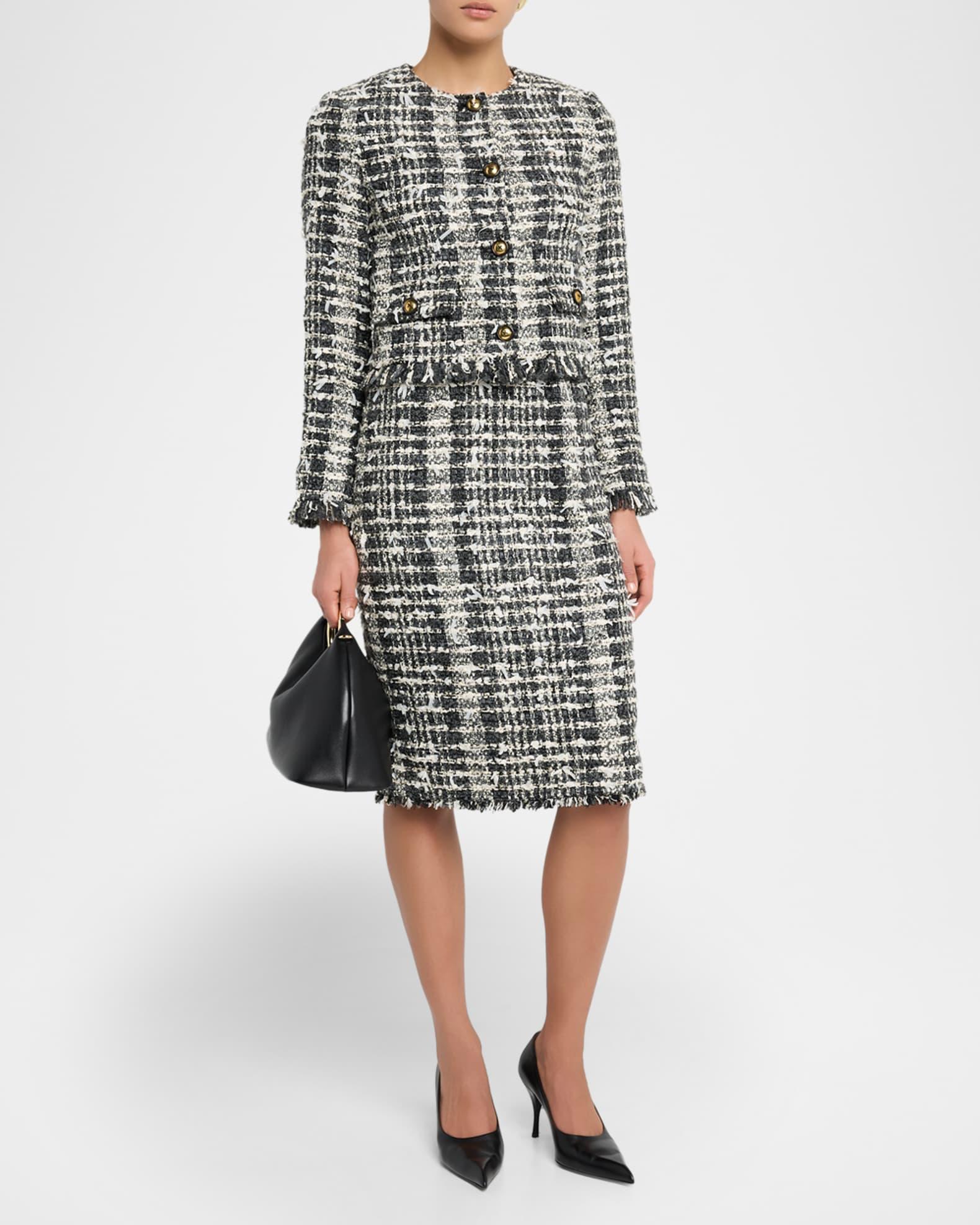 Tailored Eyelash Tweed Jacket Product Image