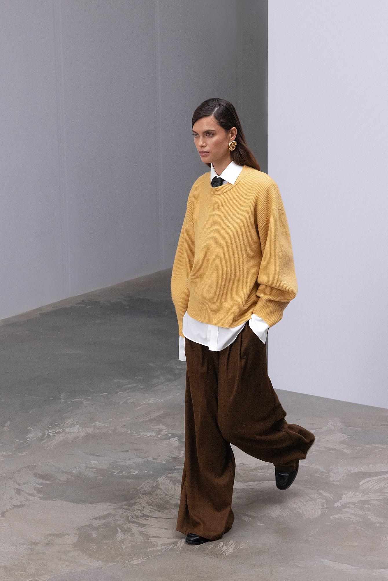 Wide Leg High Waist Trousers Product Image