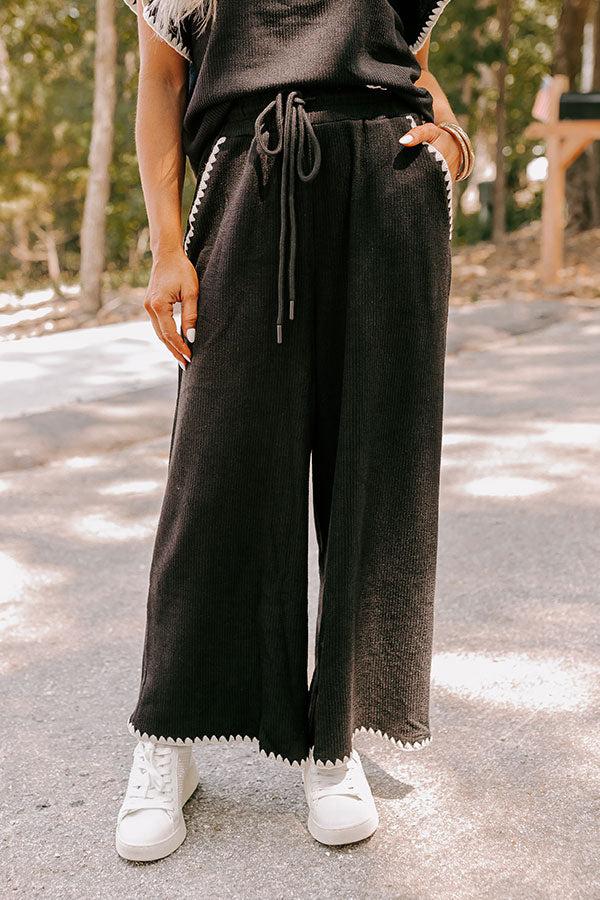 Small Town Cafe High Waist Wide Leg Pants Product Image