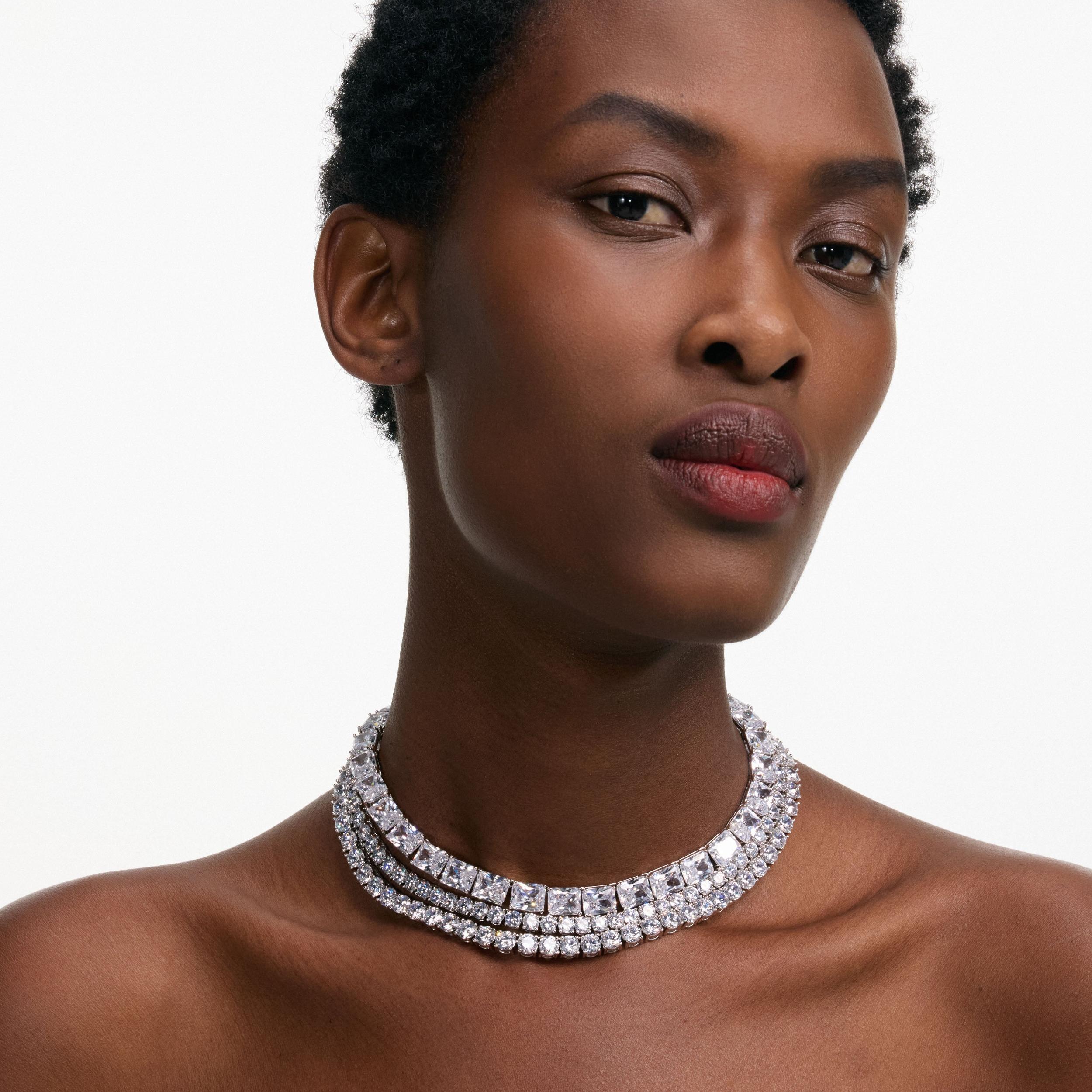 Multi Crystal Choker Product Image