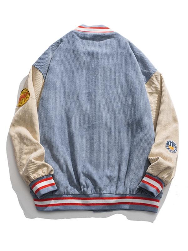 Men's Corduroy Badge Patched Jacket Product Image