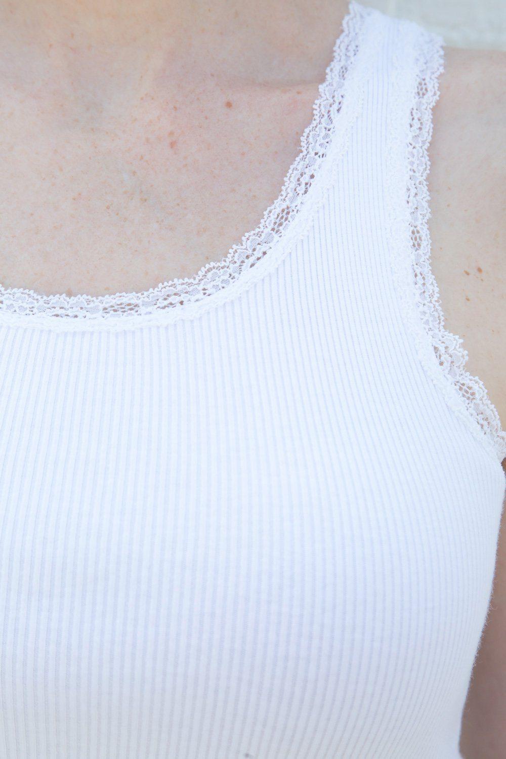 Ronnie Rib Lace Tank Product Image