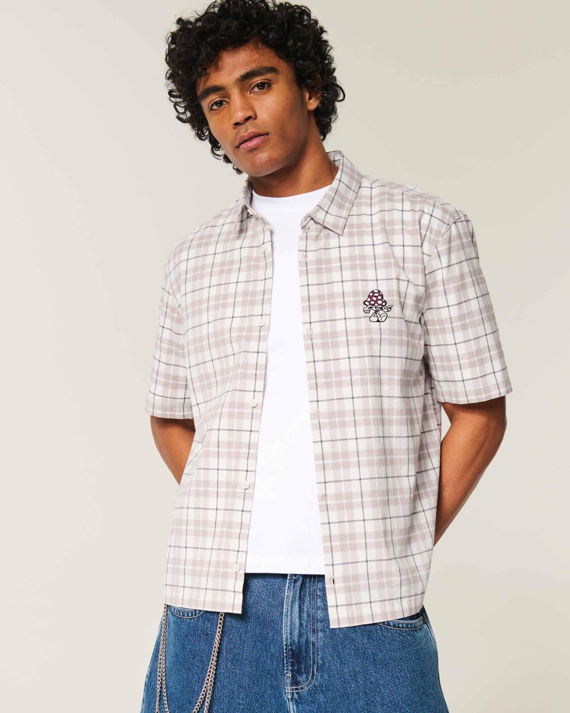 Boxy Short-Sleeve Shirt Product Image