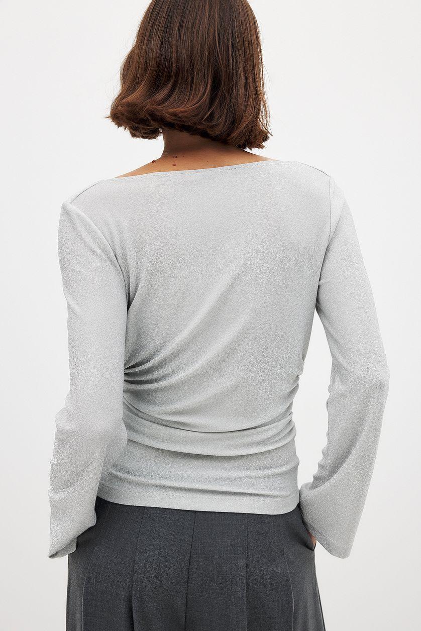 Glitter Long Sleeve Top Product Image