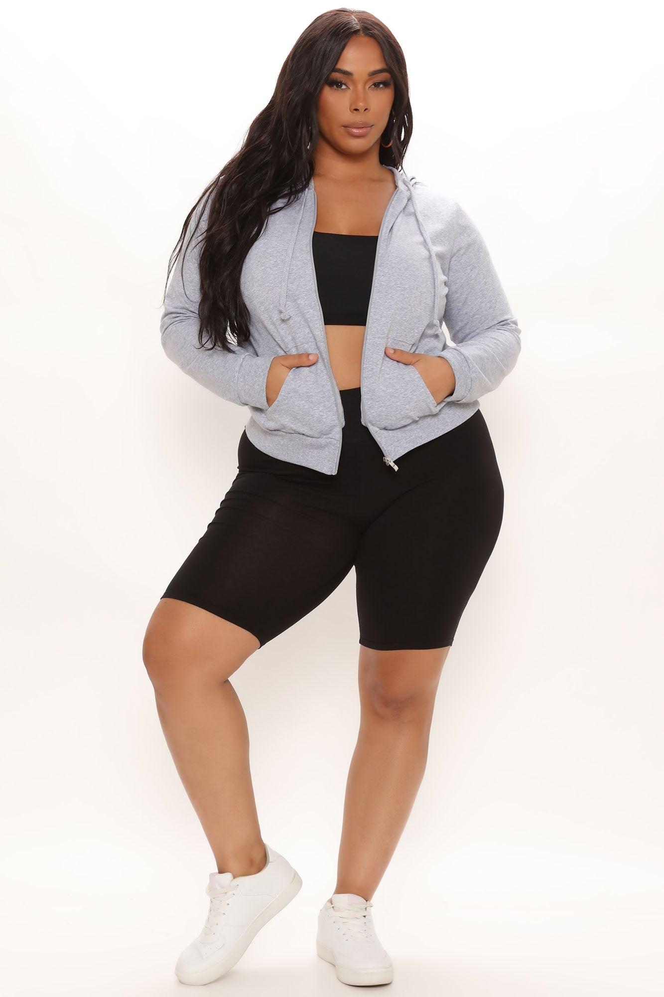 Latest And Greatest French Terry Zip Hoodie - Heather Grey Product Image