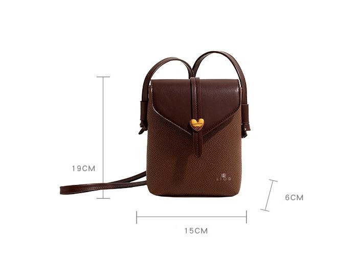 Vintage Fashion Heart Crossbody Shoulder Purse Product Image