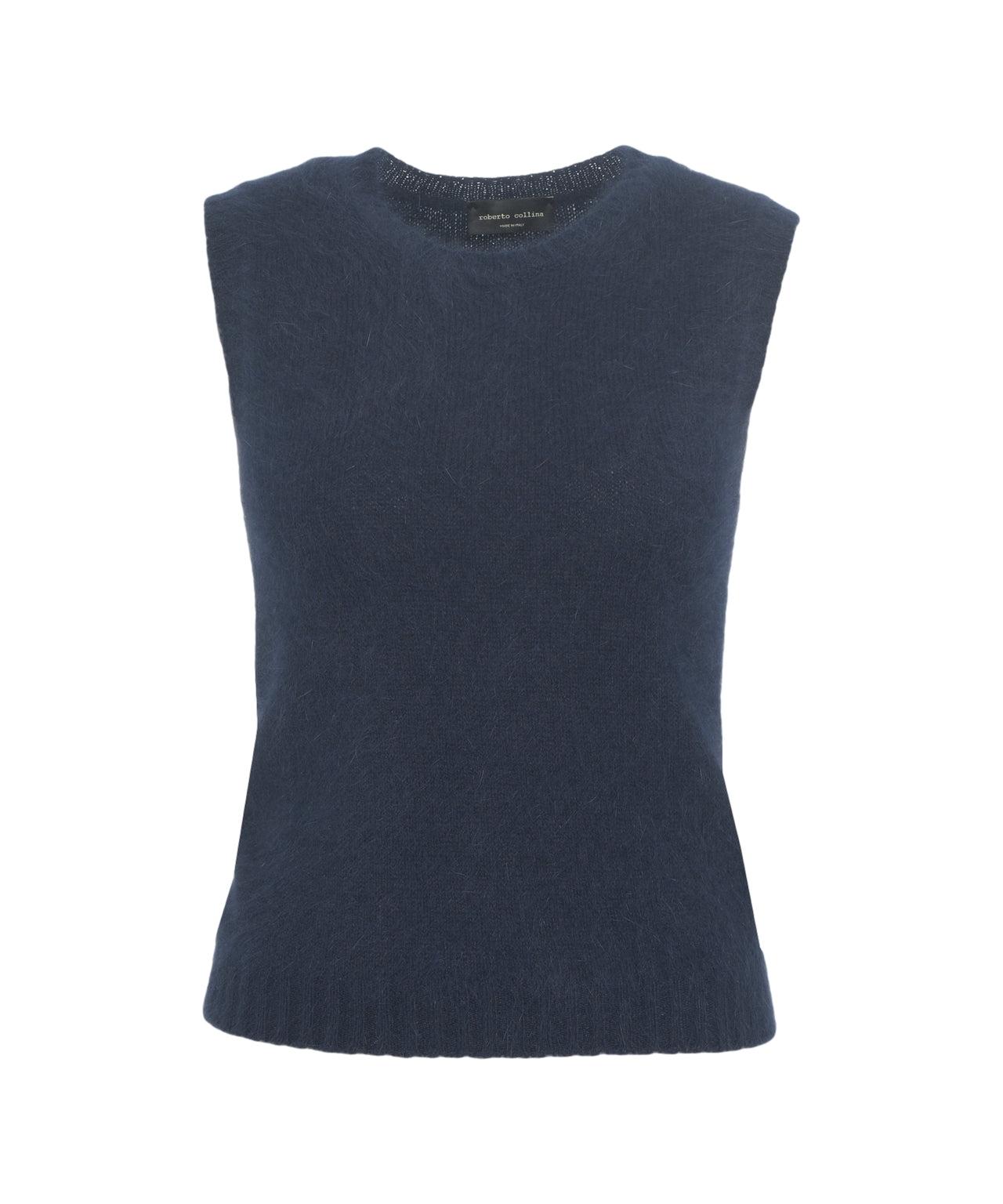 Wool blend knit top Product Image