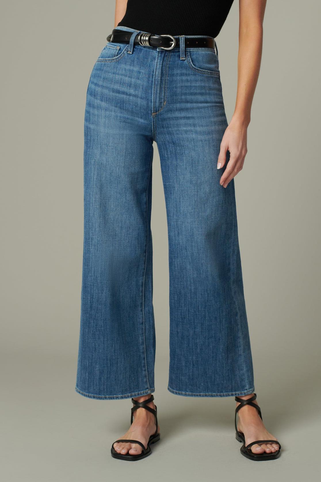 The Mia High Rise Wide Leg Ankle // Weightless - Smoke Show Product Image