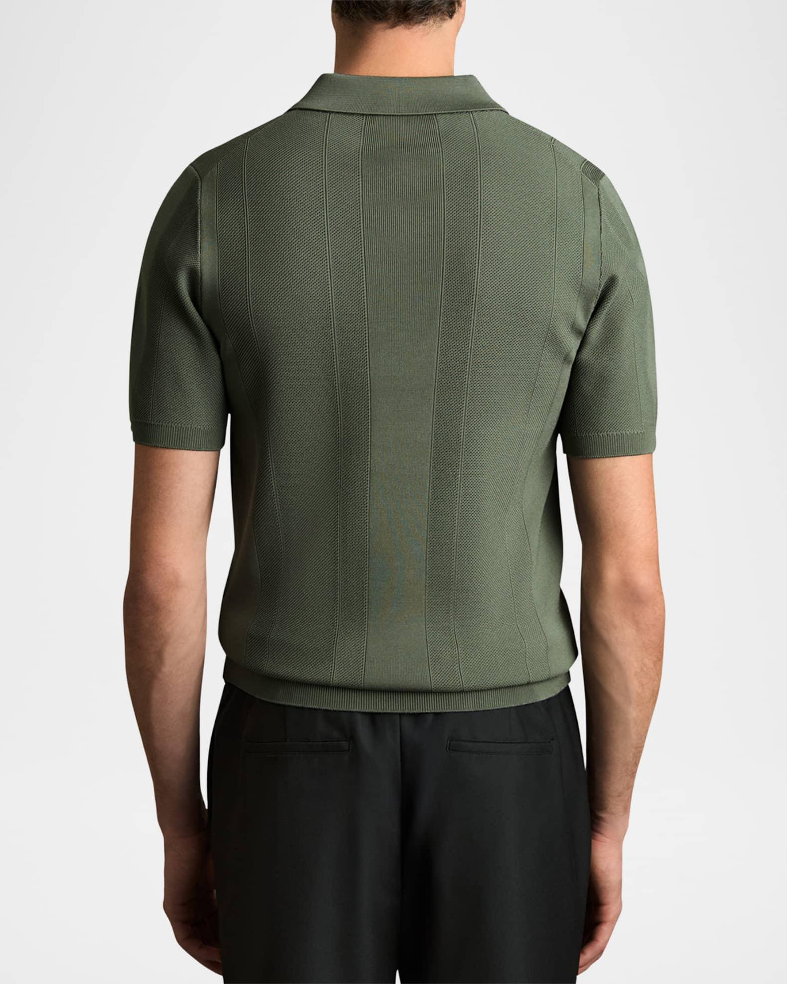 Men's Bart Half-zip Textured Polo Shirt  Product Image