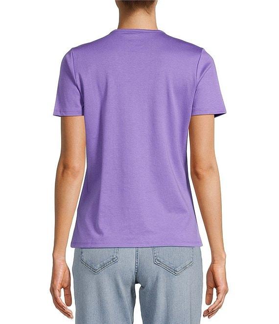 L.L.Bean Crew Neck Short Sleeve Tee Shirt Product Image