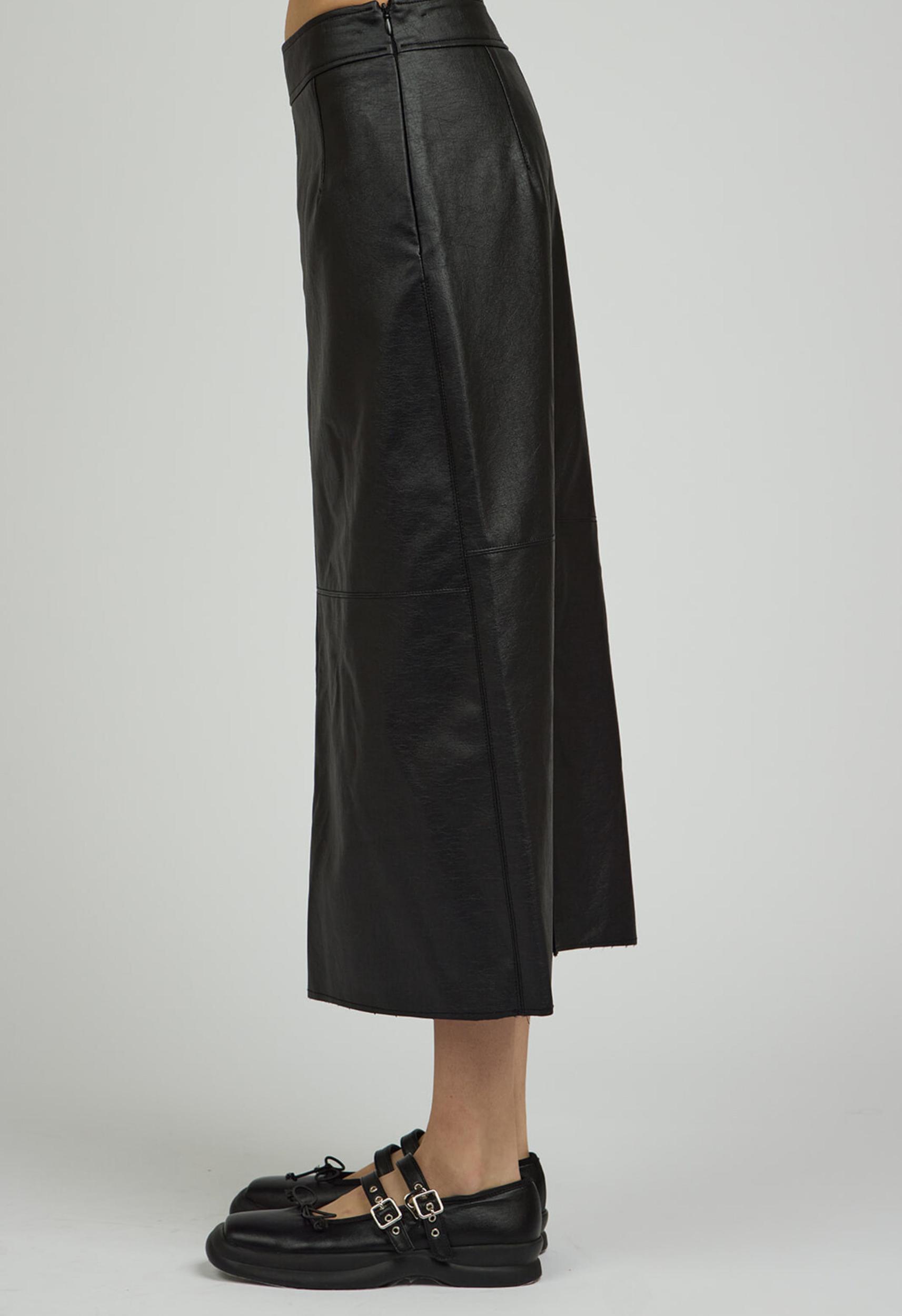 Stacy Vegan Leather Skirt Product Image