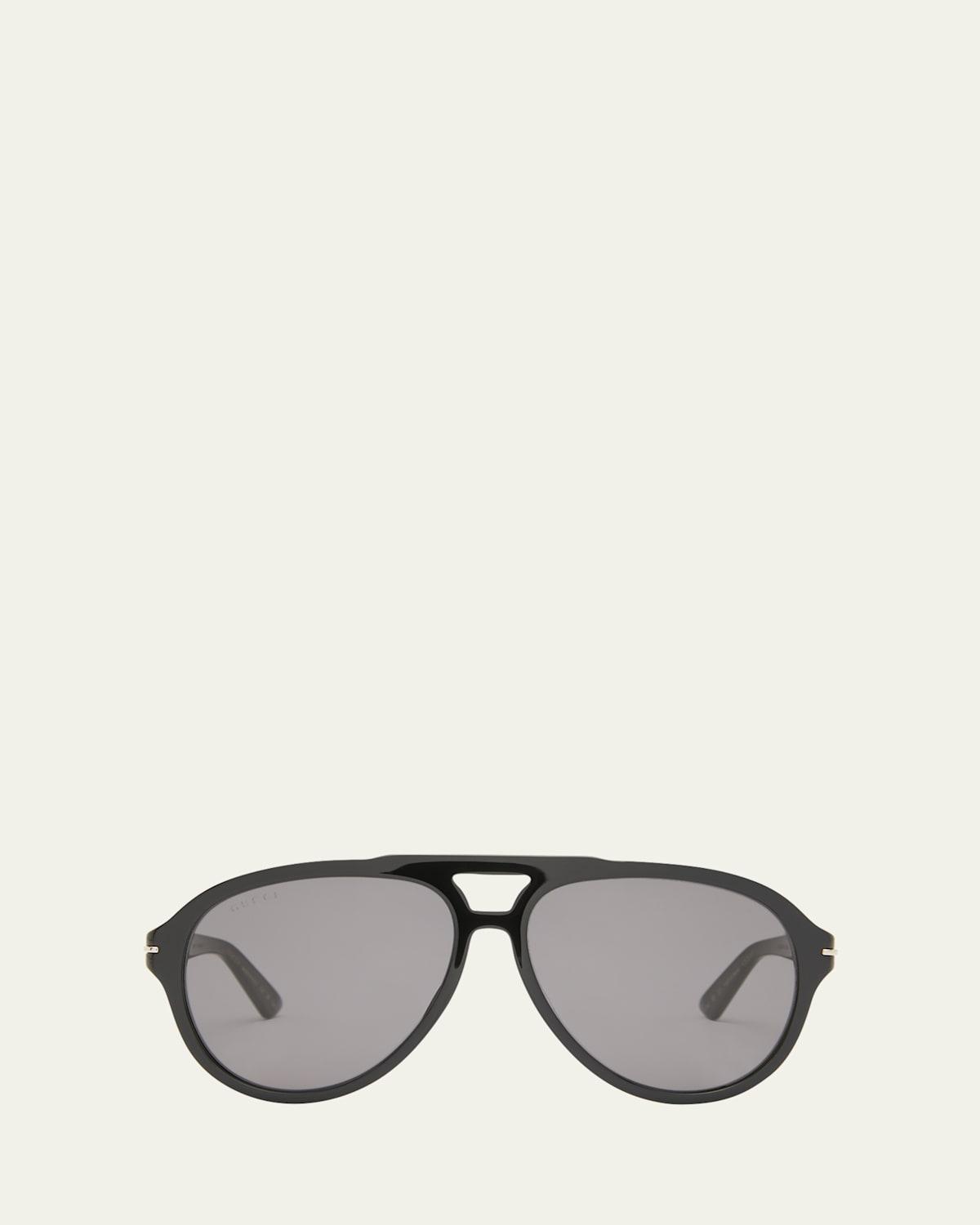Mens GG Line Pilot Recycled Acetate Sunglasses Product Image