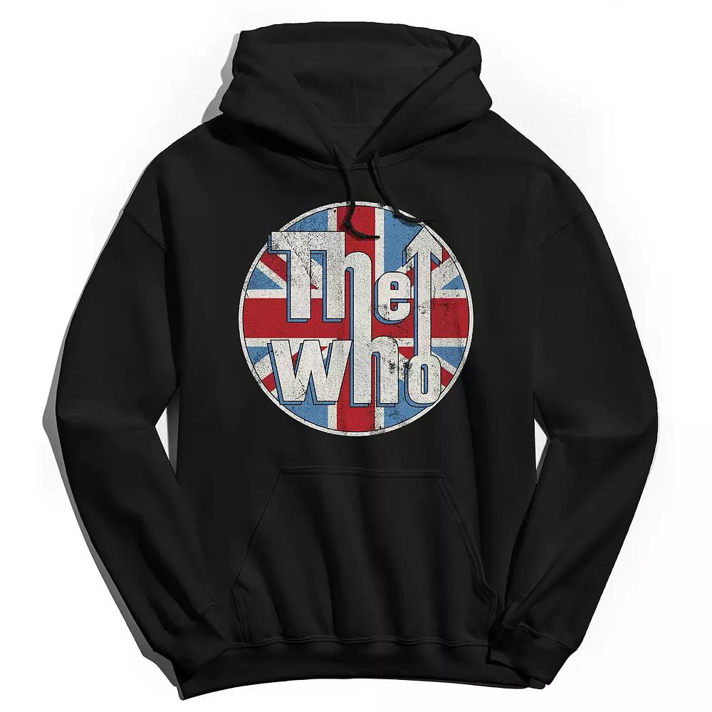 Men's The Who Distressed Union Jack Hoodie, Adult Unisex,  Product Image