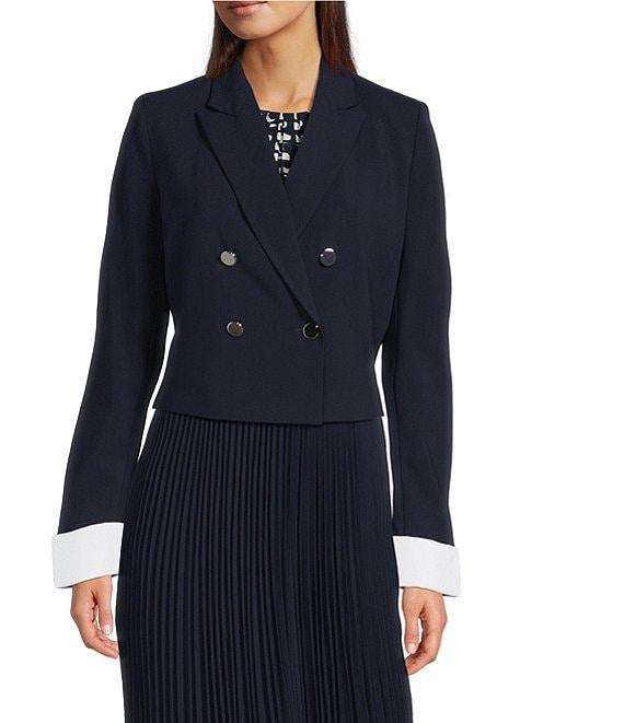 Calvin Klein Double Breasted Cropped Jacket Product Image