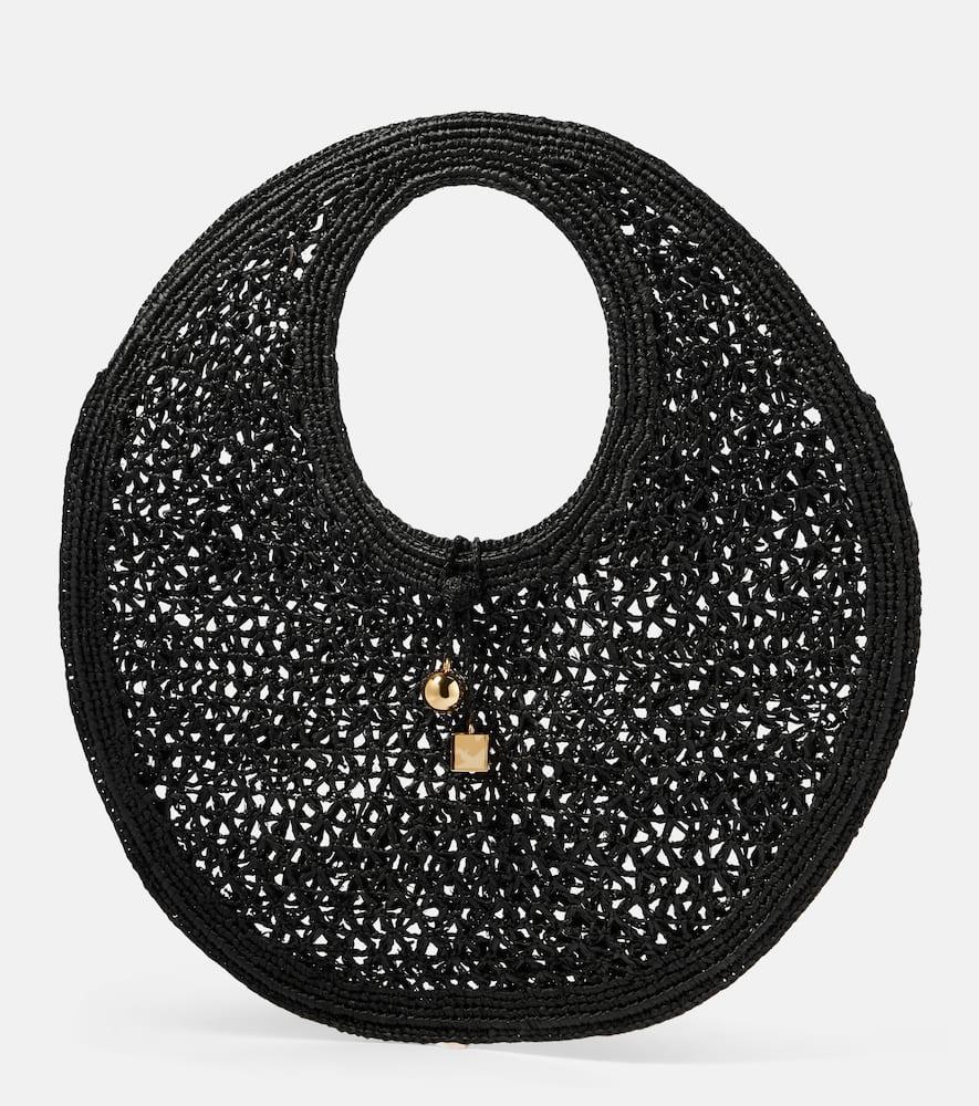 Le Rond Spiaggia raffia shoulder bag Product Image