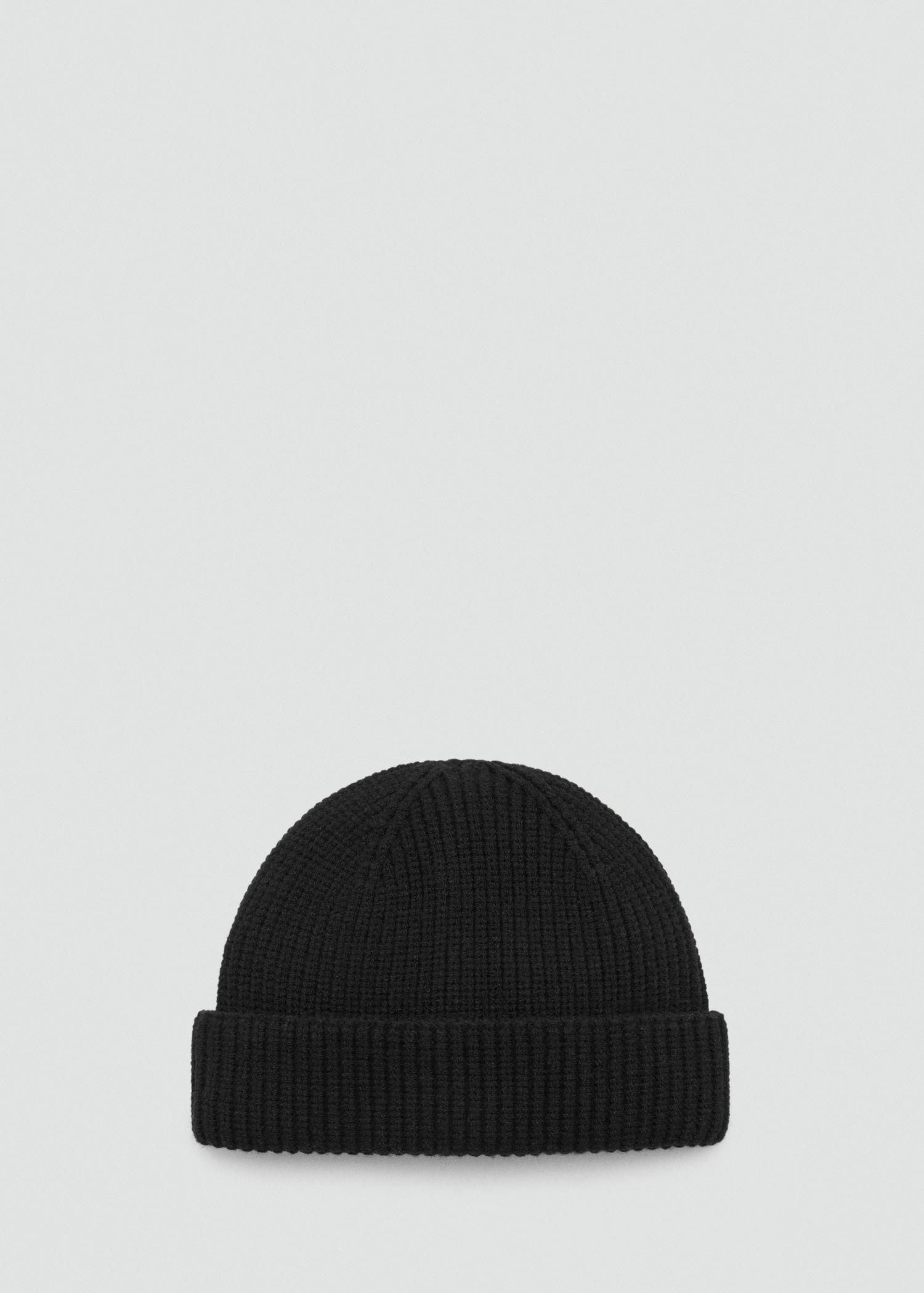 Rib-knit cap - Men | MANGO USA Product Image