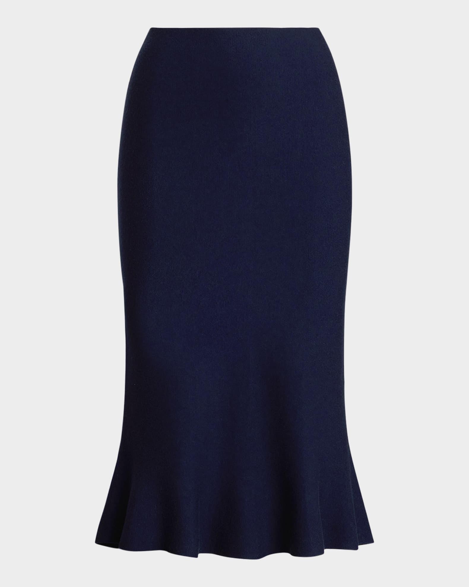 Flared Knit Skirt Product Image