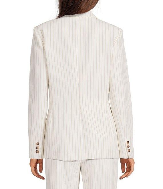 Alex Marie Liza Anywhere, Everywhere Coordinating Novelty Stripe Peak Lapel Blazer Product Image