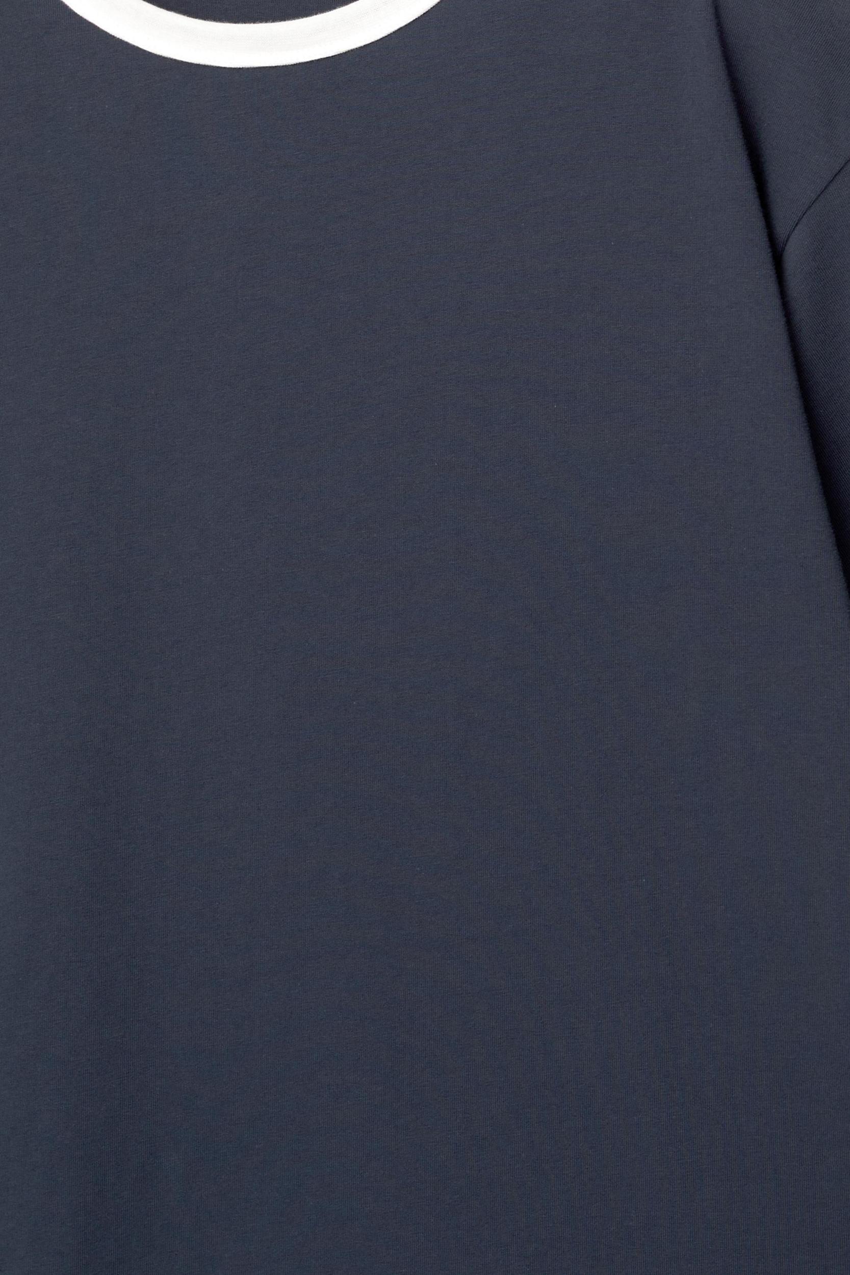 T-shirt with contrast ribbed trims Product Image