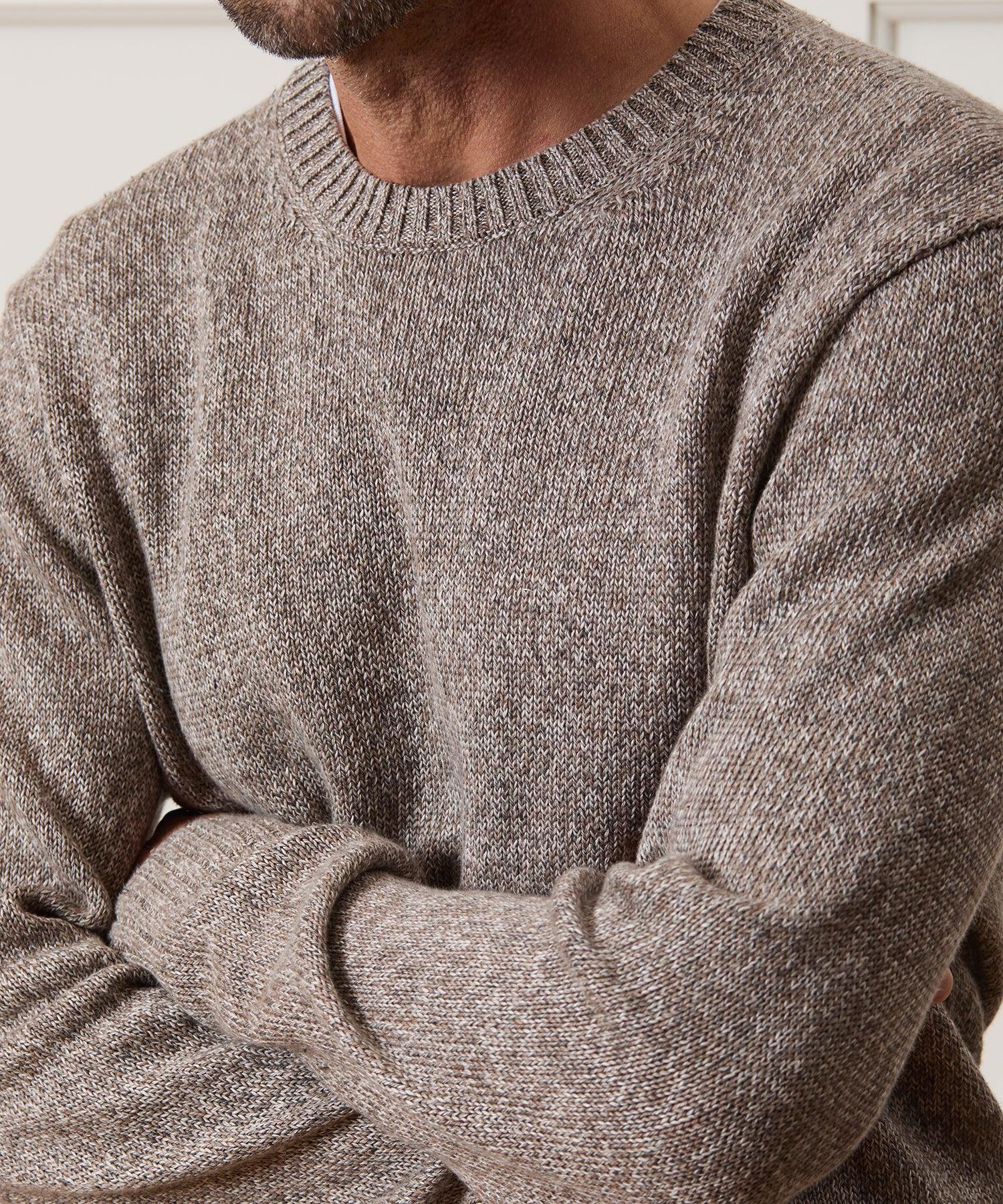 Linen Crewneck Sweater Product Image