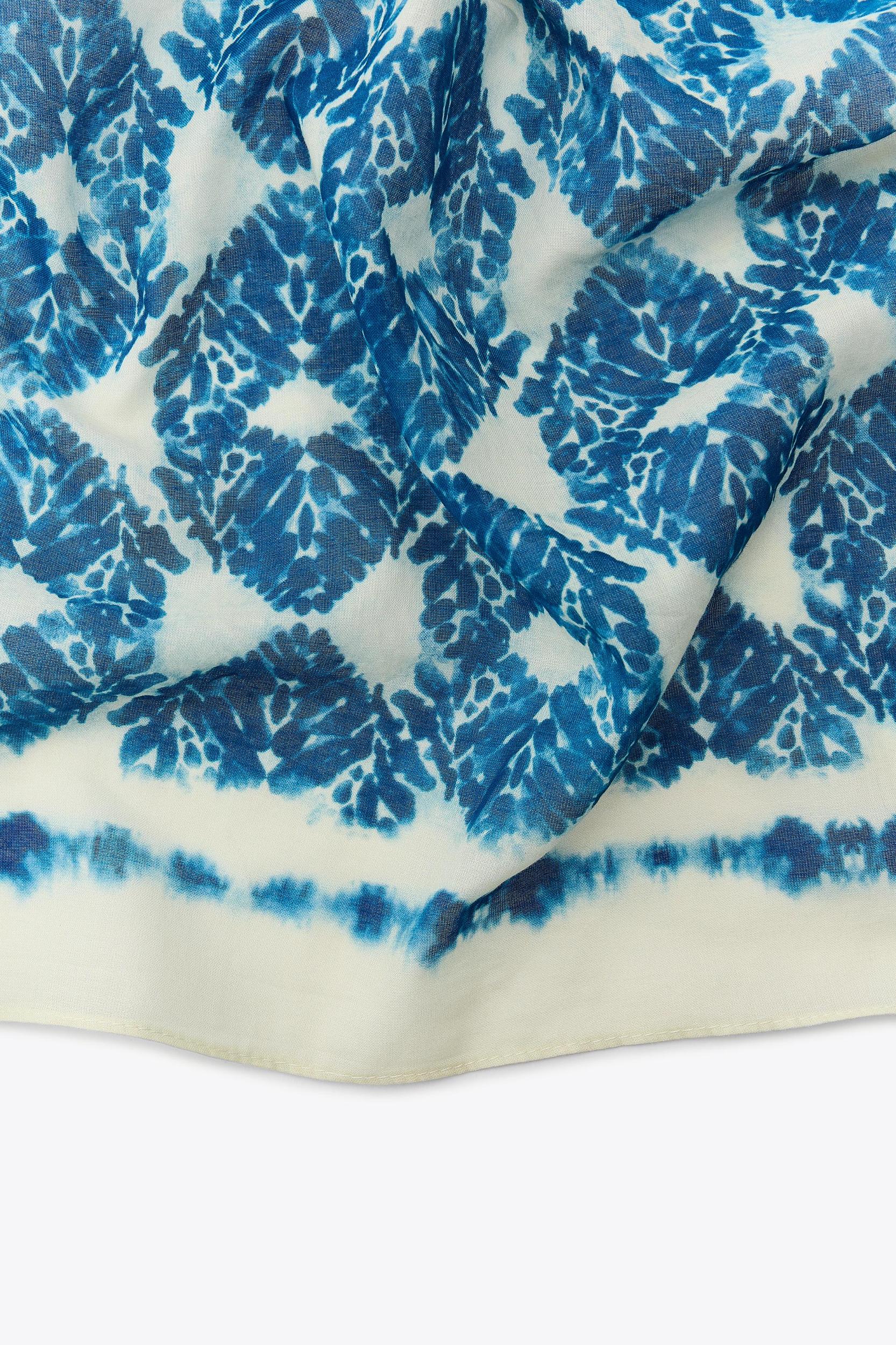 FISH AND BEAD PRINTED SCARF Product Image