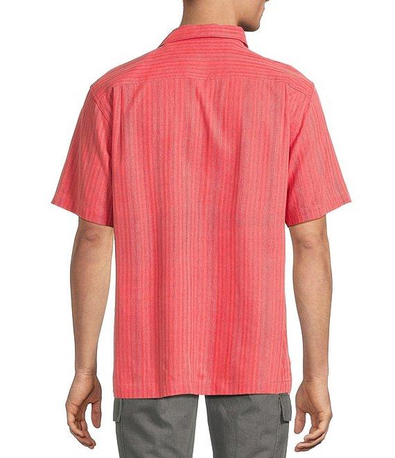 Tommy Bahama Short Sleeve Maui Border Woven Shirt Product Image