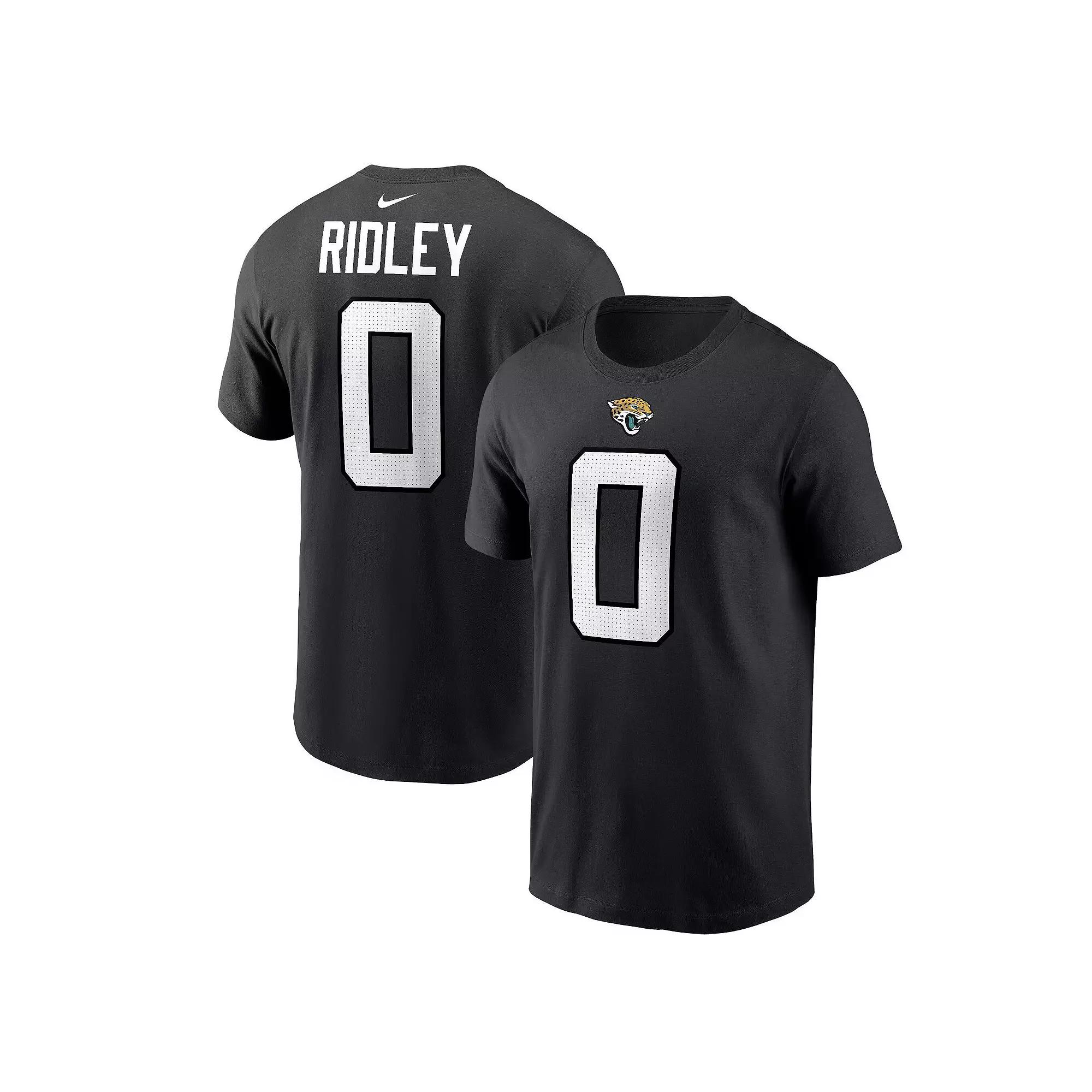 Men's Nike Calvin Ridley Black Jacksonville Jaguars Player Name & Number T-Shirt, Size: Large Product Image