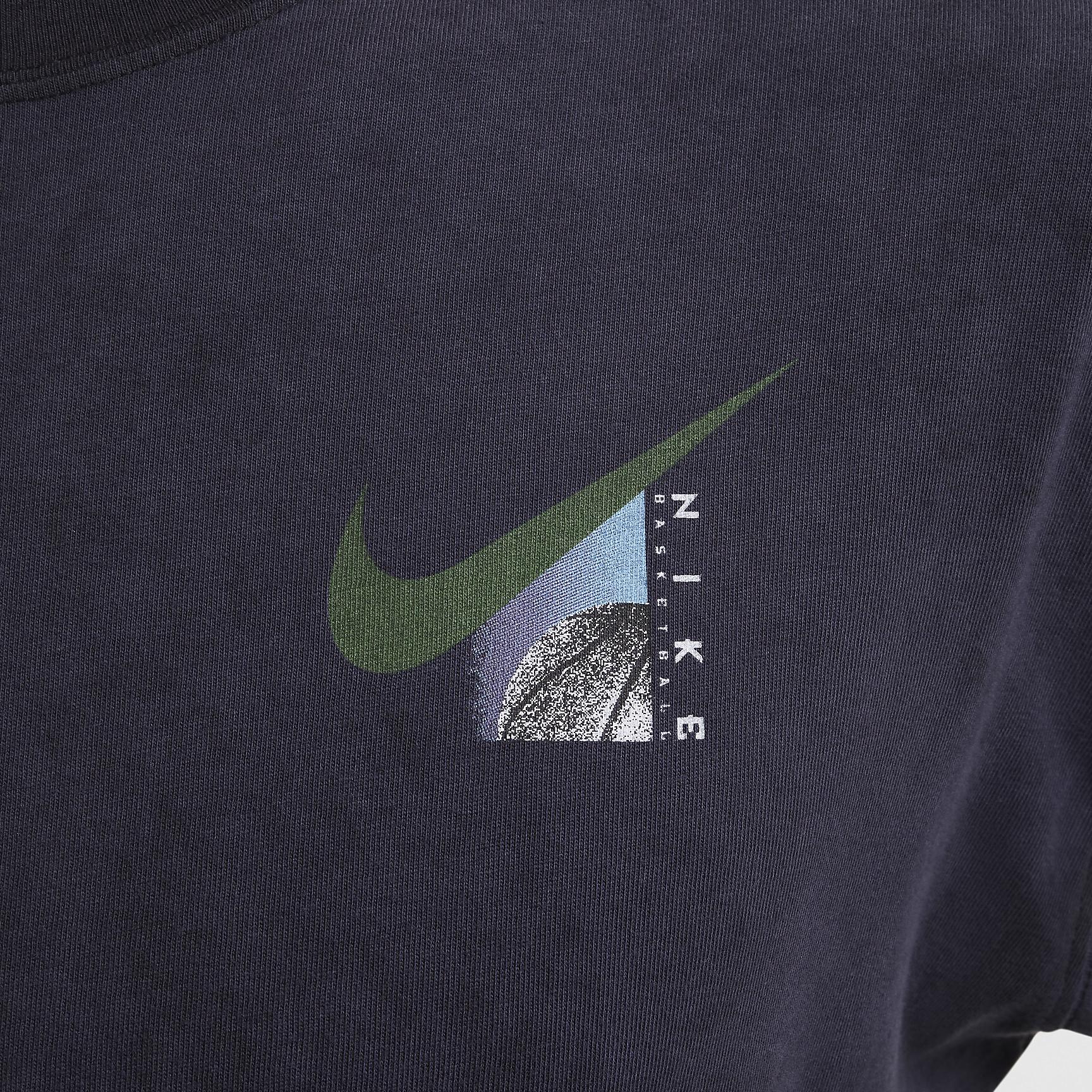 Nike Mens Max90 Long-Sleeve Basketball T-Shirt | HF6195-010 Product Image