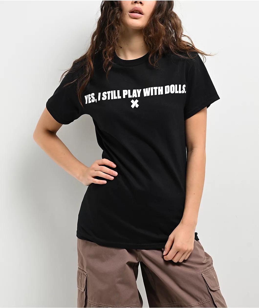 XPLR Dolls Black T-Shirt Product Image