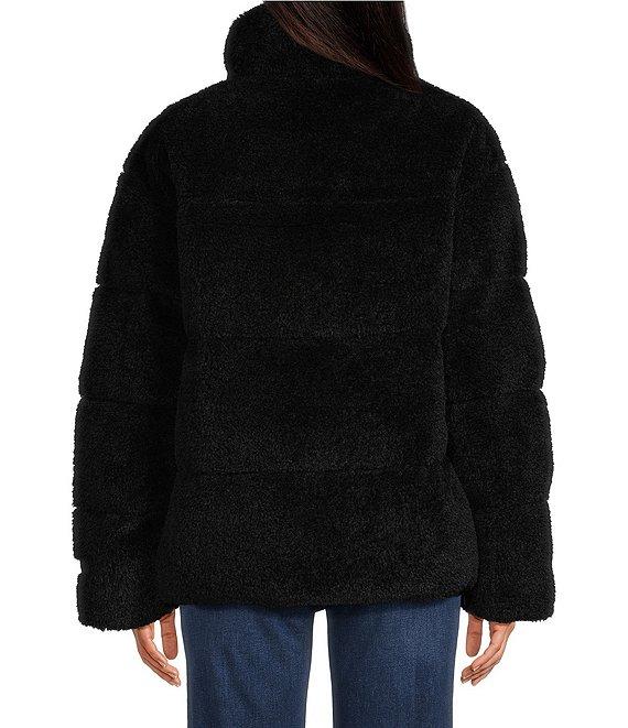 UGG Emmalyn Plush Fleece Stand Collar Long Sleeve Puffer Jacket Product Image