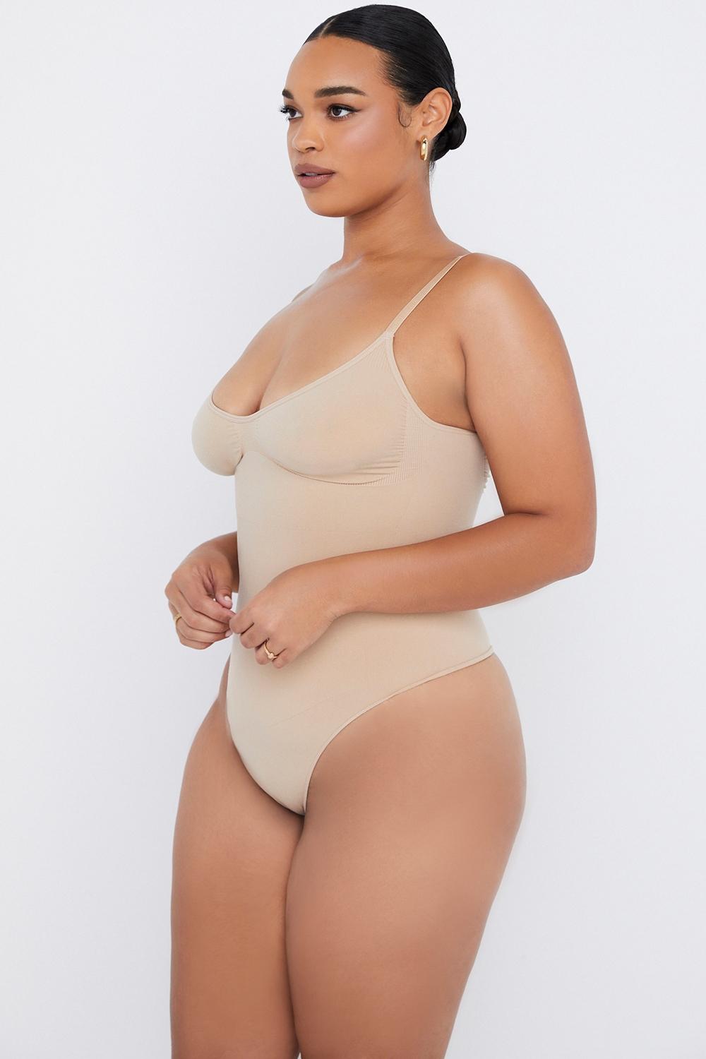  sculpting full brief bodysuit almond Product Image