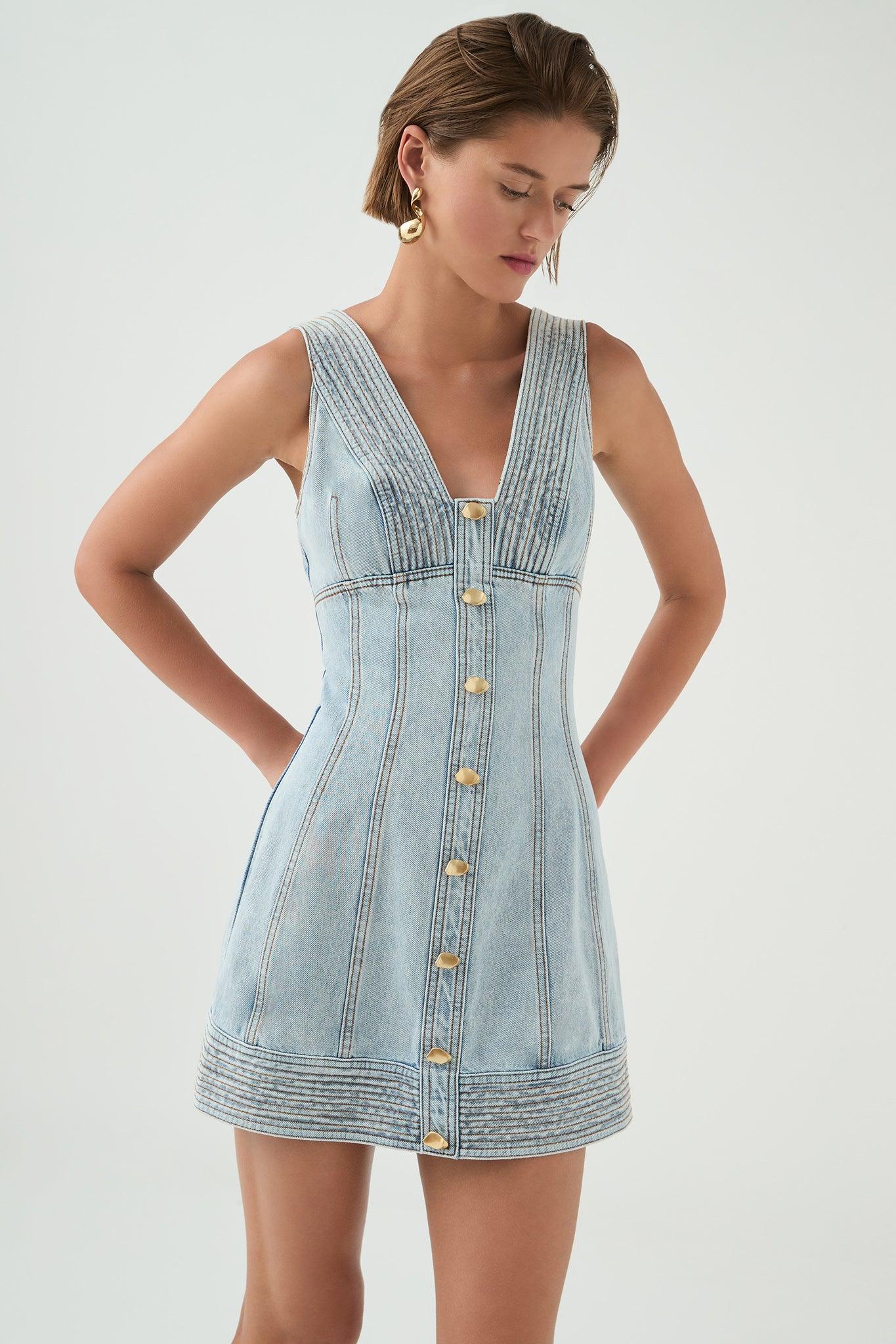 Coast Denim Mini Dress Product Image