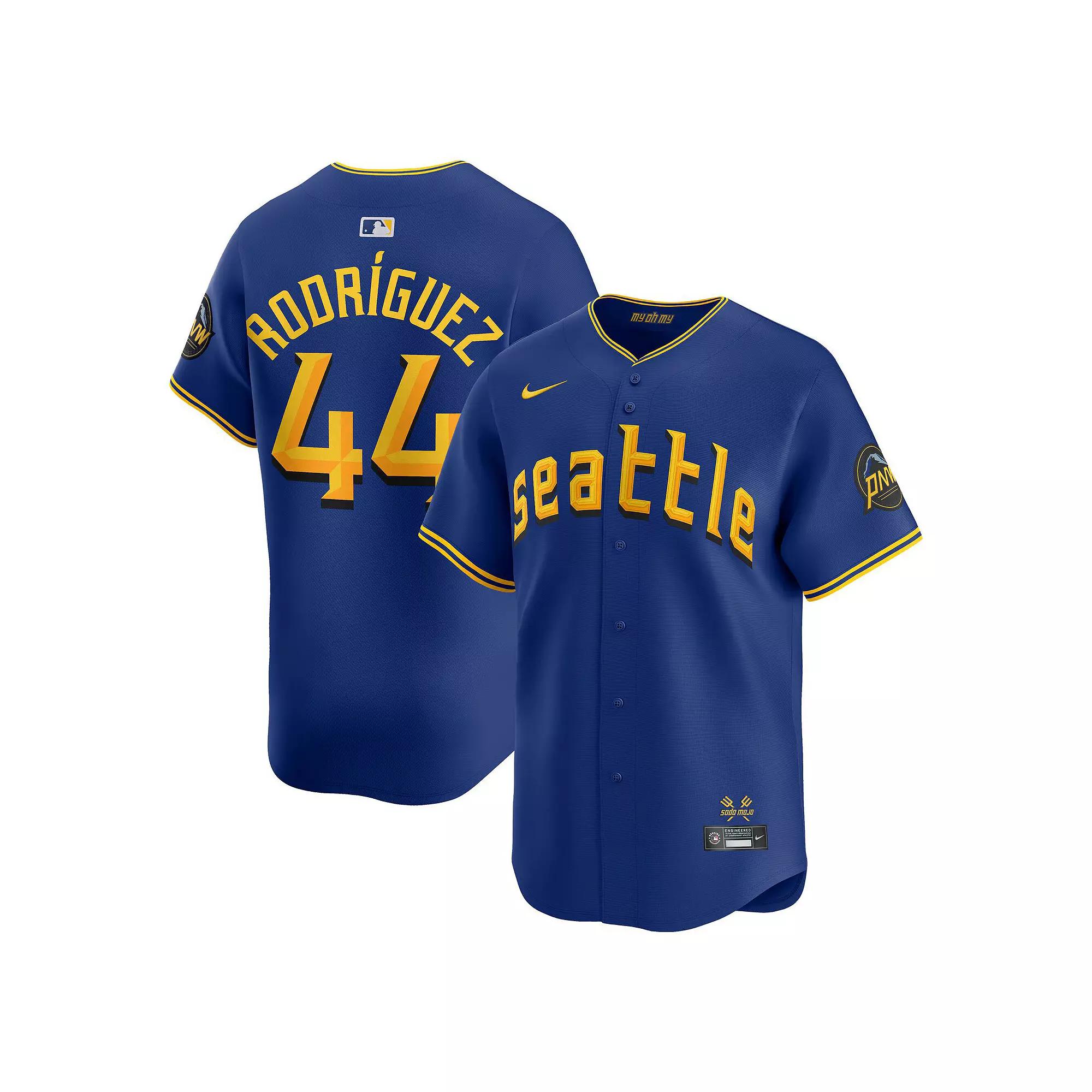 Julio RodrÃ­guez Seattle Mariners City Connect Nike Men's Dri-FIT ADV MLB Limited Jersey Product Image