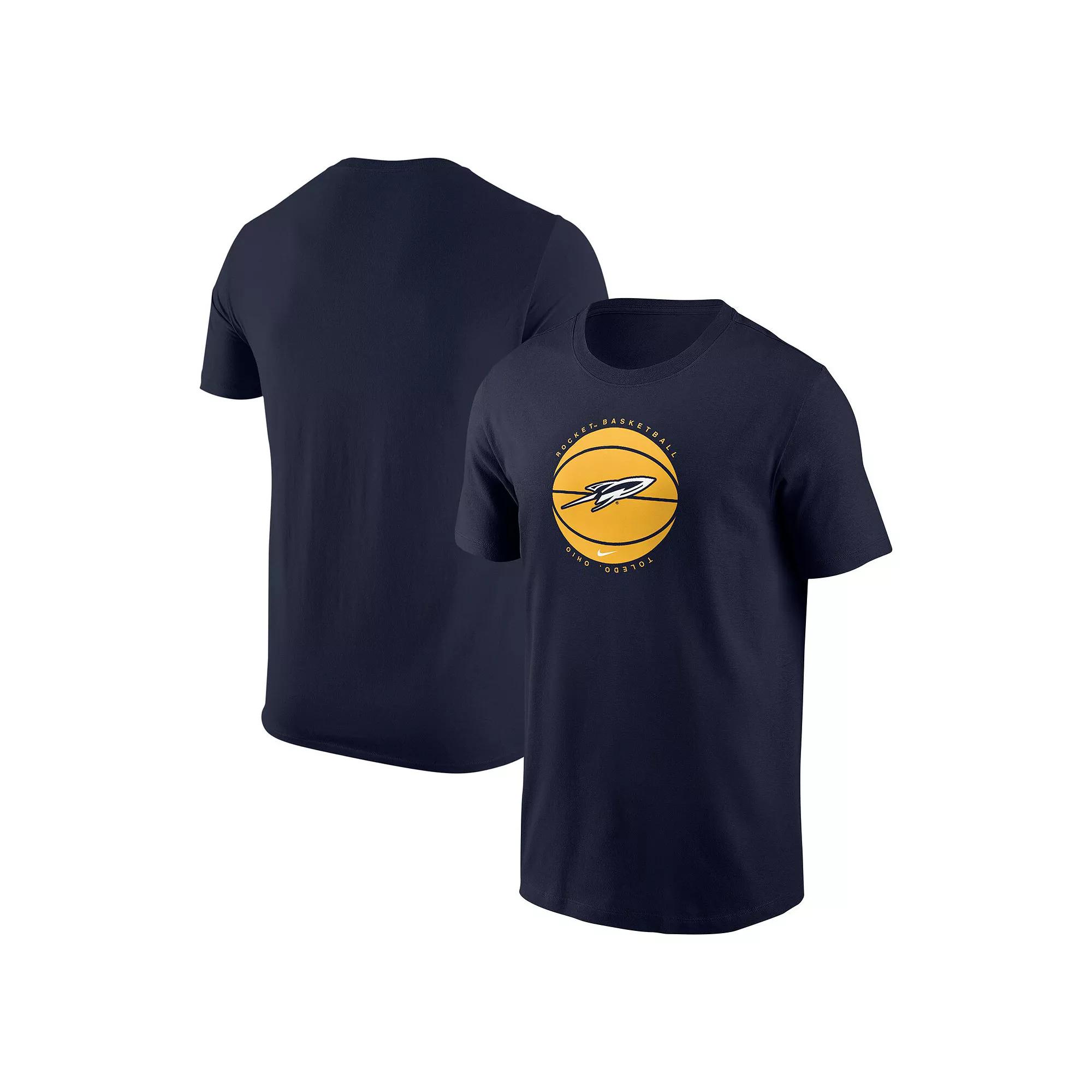 Men's Nike Navy Toledo Rockets Basketball Core T-Shirt,  Product Image
