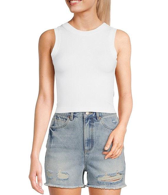 Moa Moa Seamless Crop Tank Top Product Image