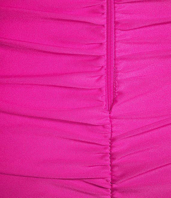 B. Darlin Cowl Neck Shirred Bodycon Dress Product Image