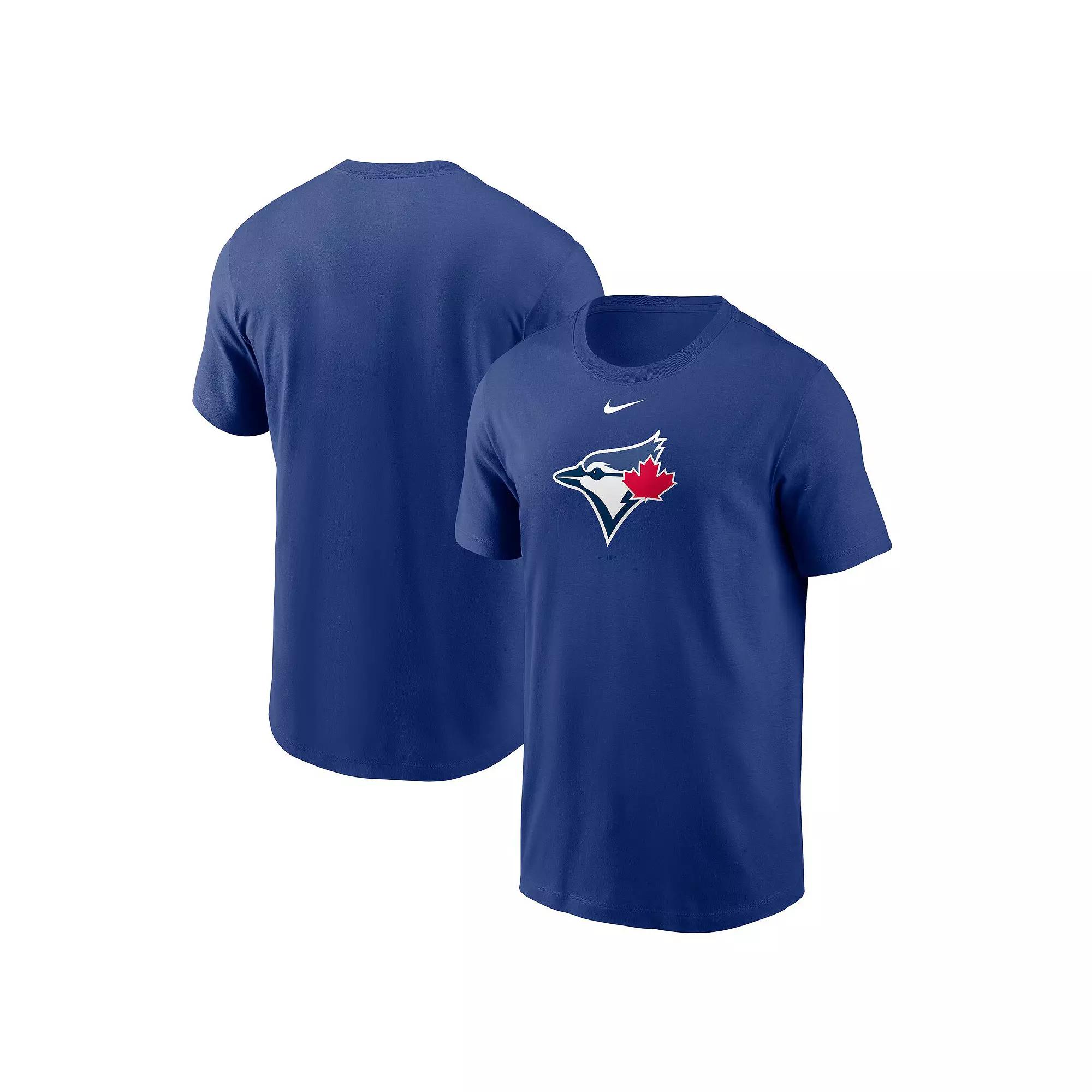 Men's Nike Royal Toronto Blue Jays Large Logo T-Shirt, Size: Small, Jay Blue Product Image