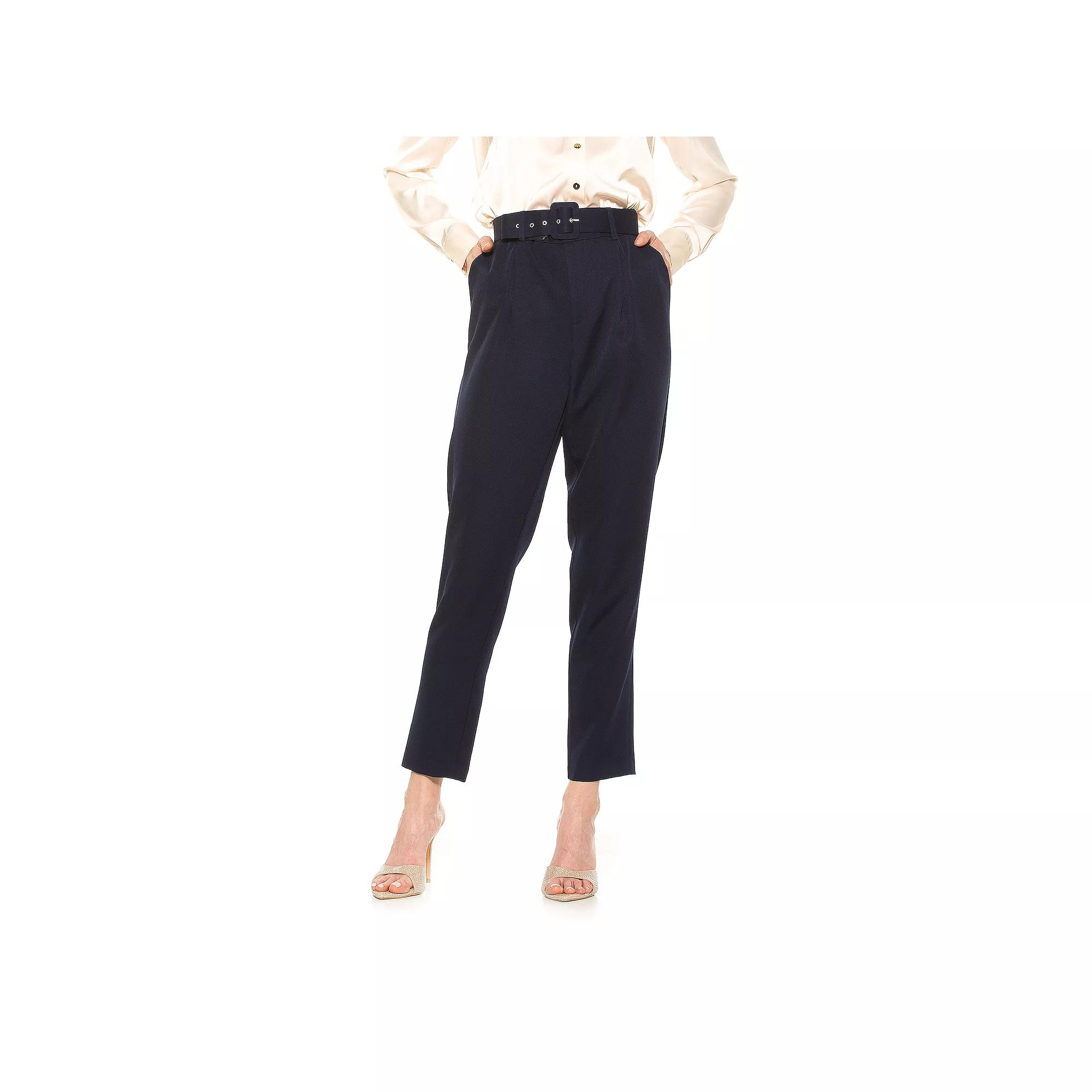 Women's ALEXIA ADMOR Zayna Belted Cigarette Pants,  Product Image